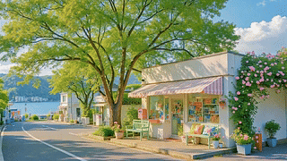 湖畔街角清新小店