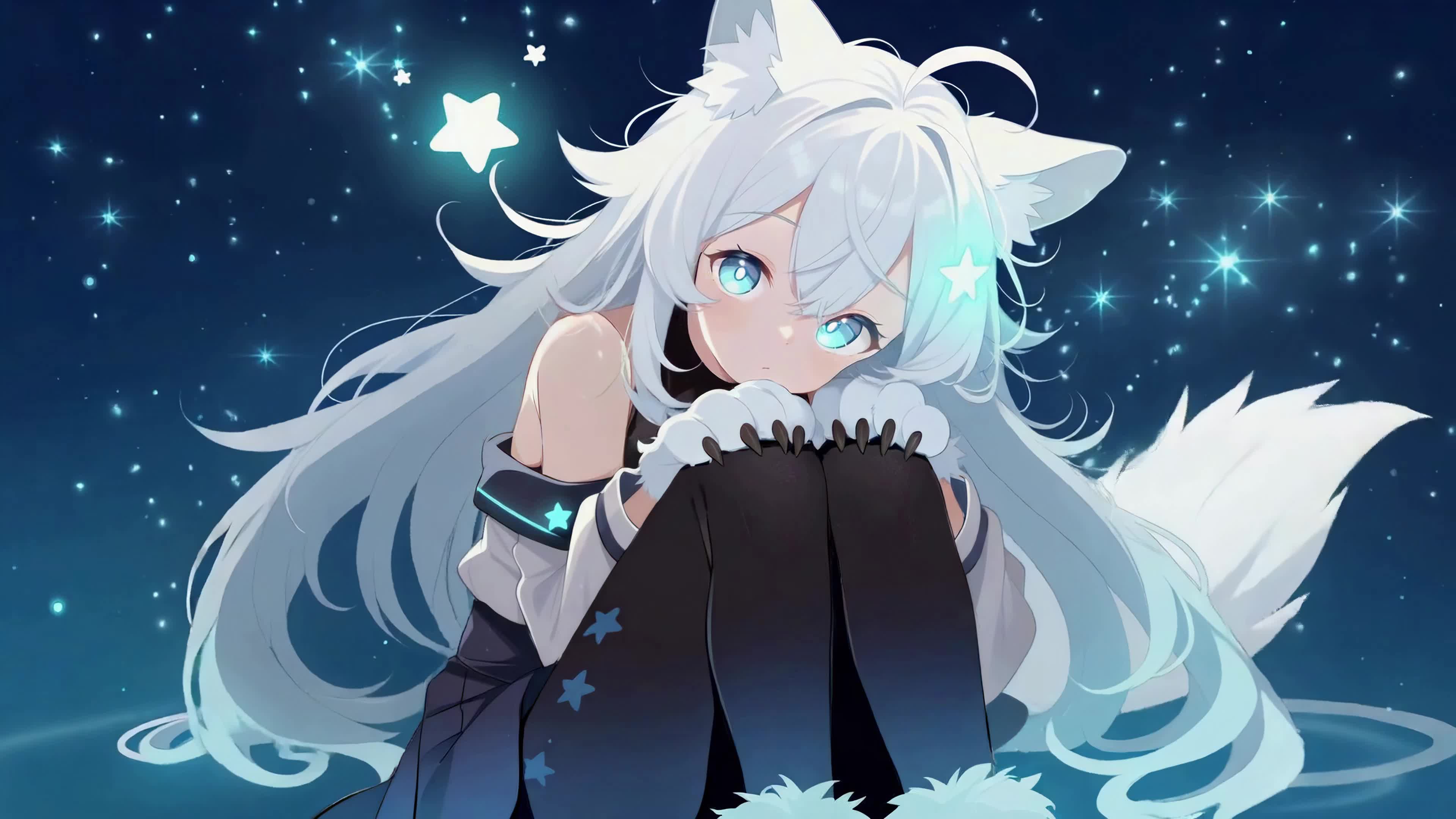 星夜狐耳少女