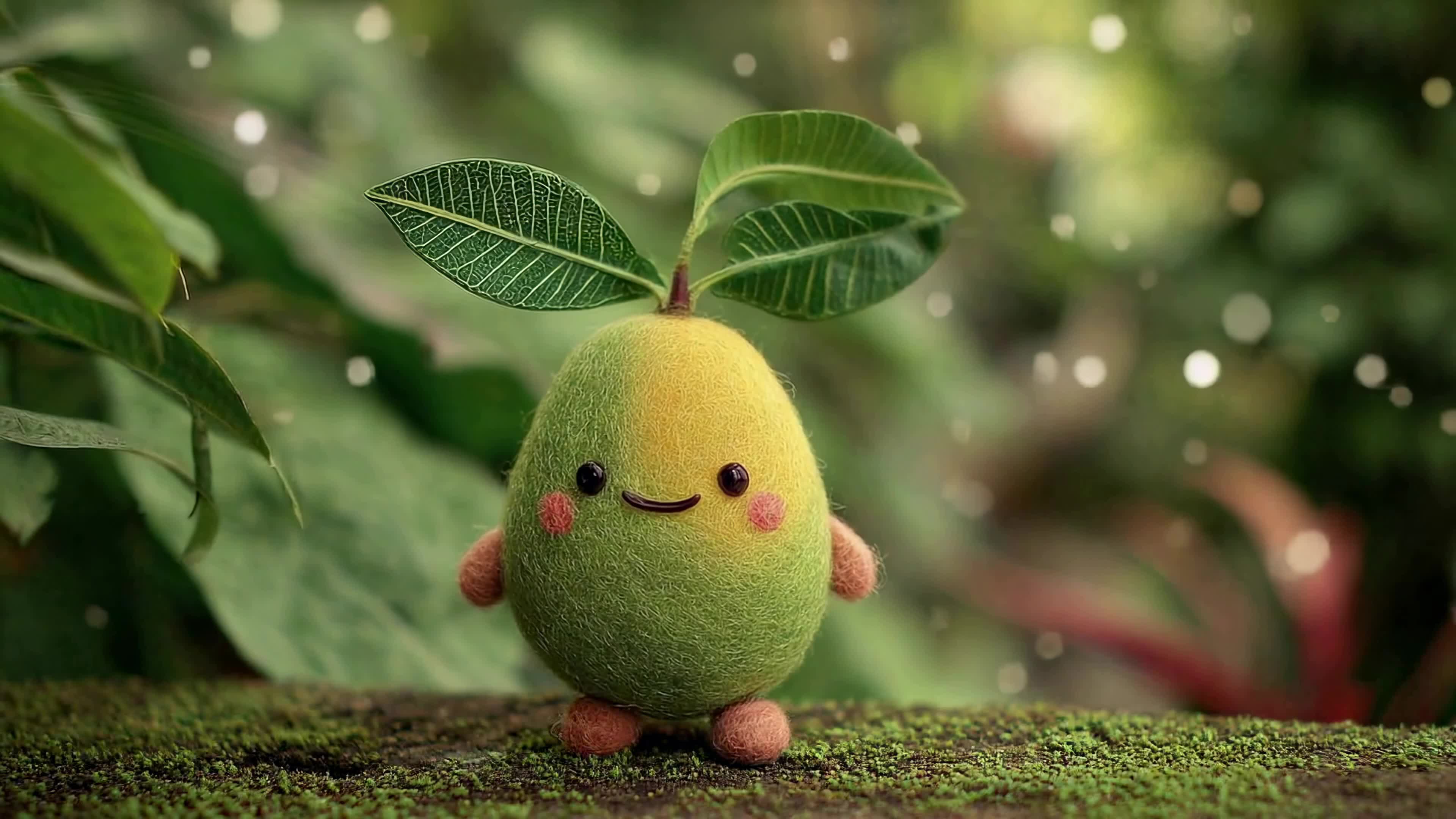 治愈毛毡小梨萌偶