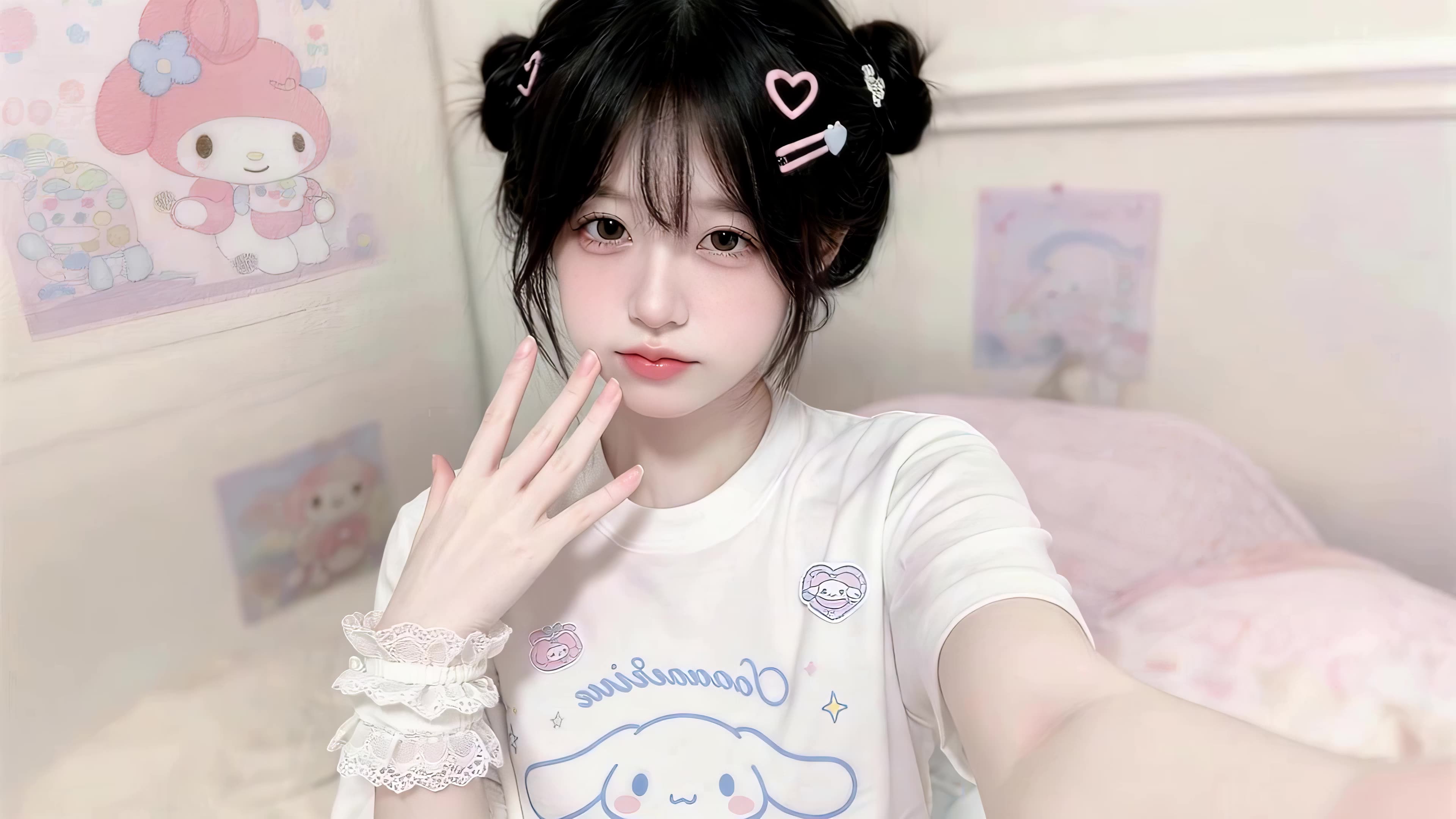 可爱元气美少女