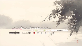 晨雾孤舟