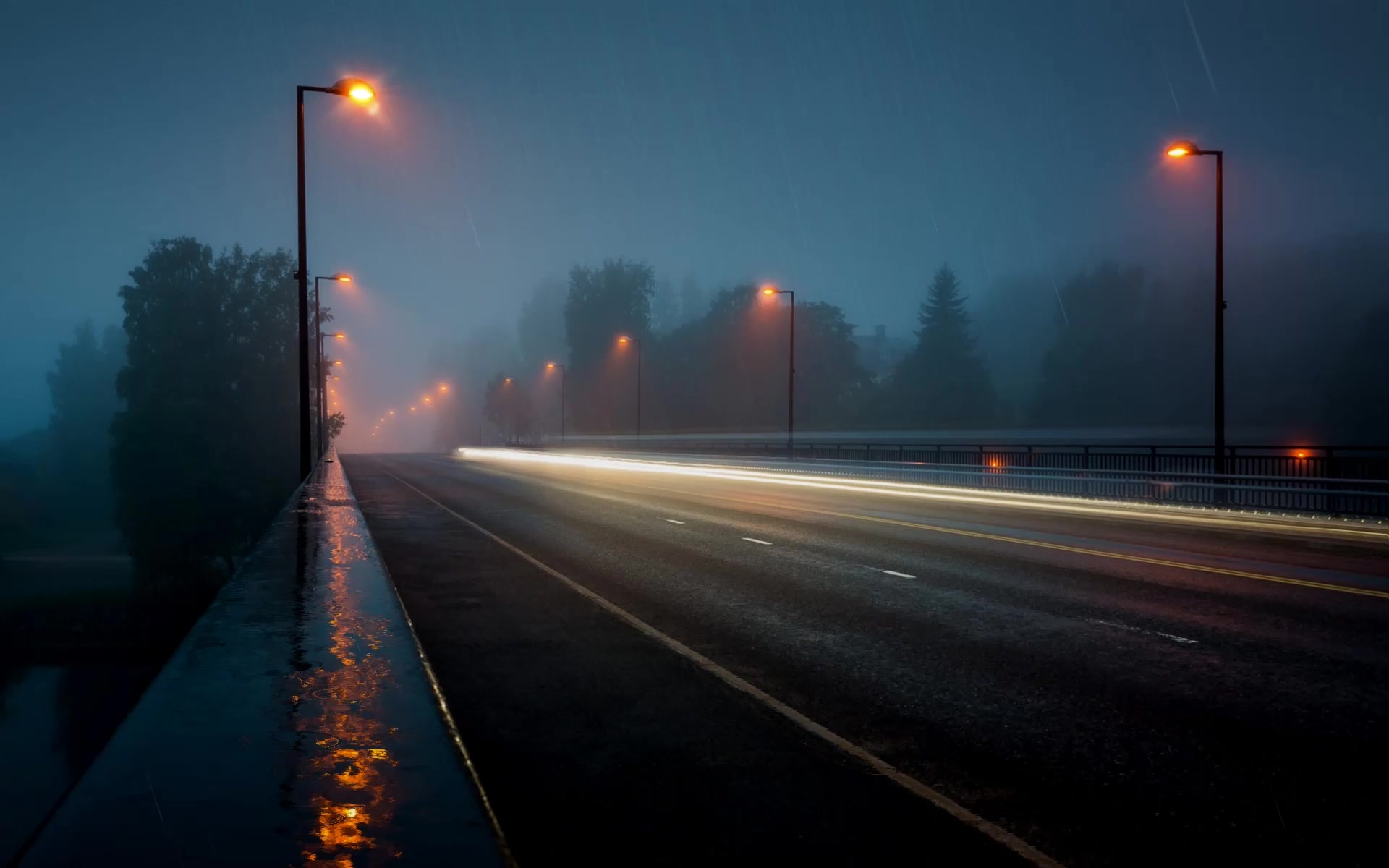 雨夜公路
