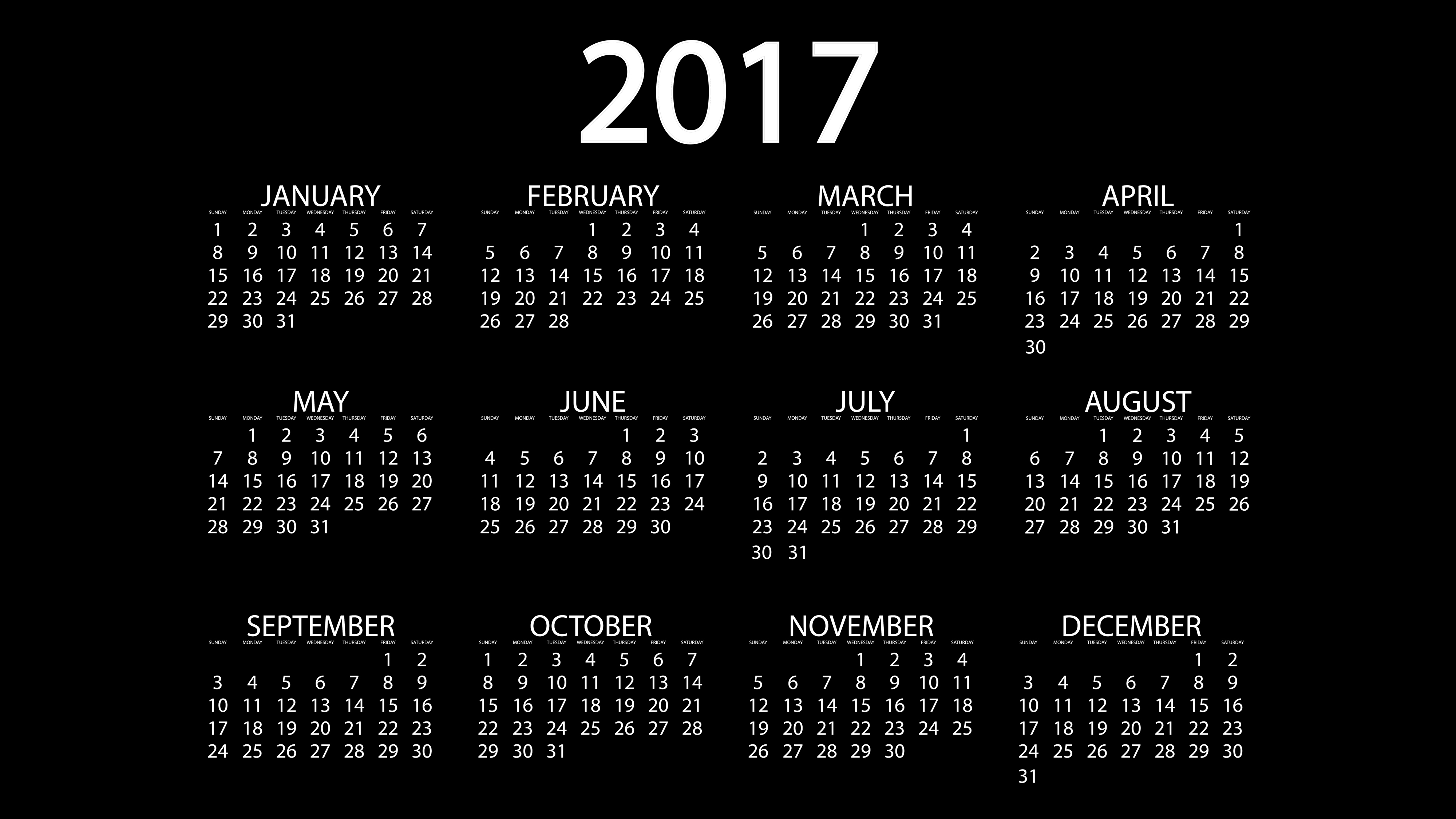 2017年日历图片素材_3997
