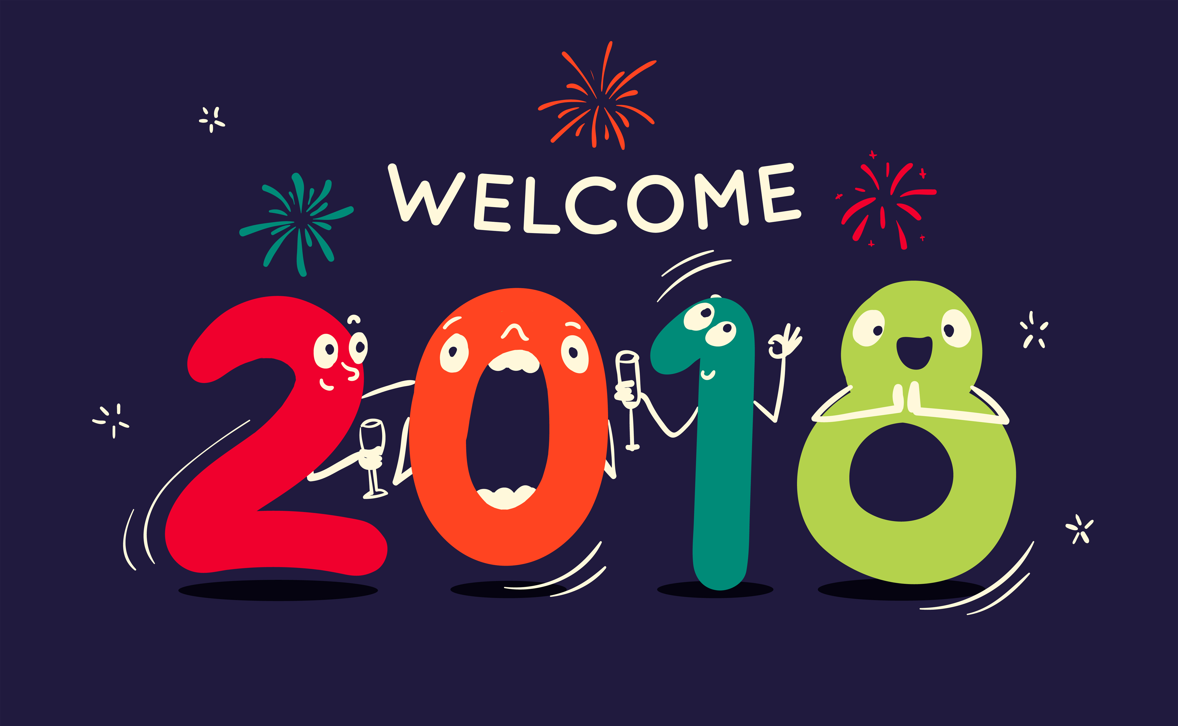 2018年艺术字创意另类4k