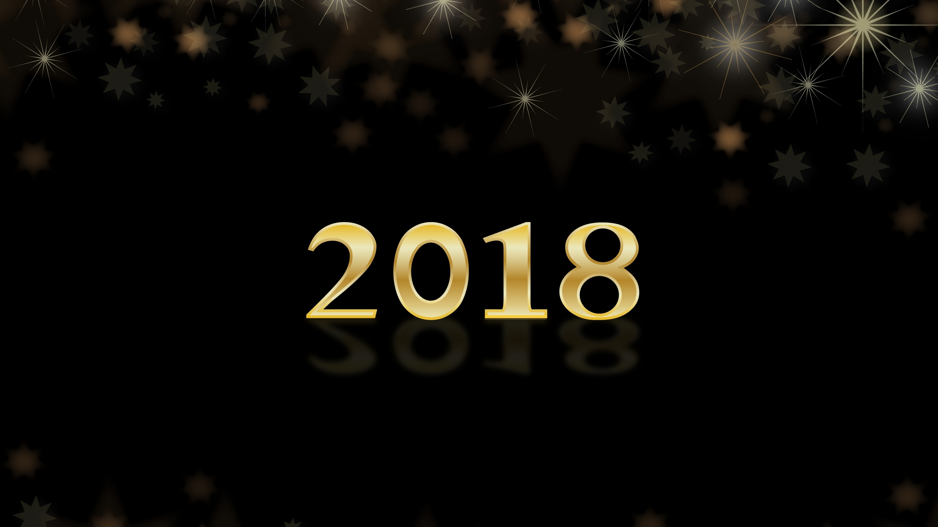 2018新年快乐,闪光,数字_17210