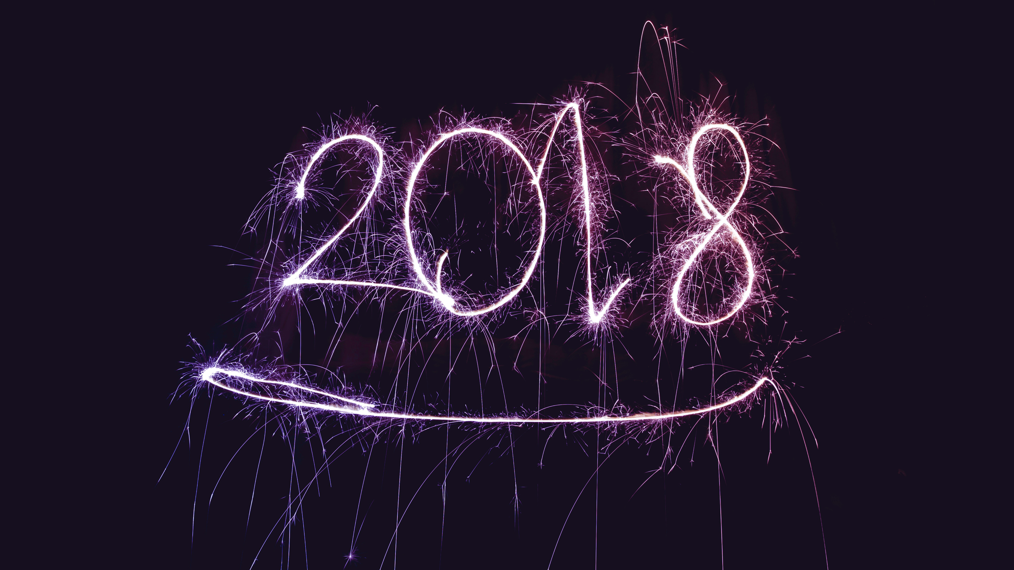 2018新年烟火4k壁纸