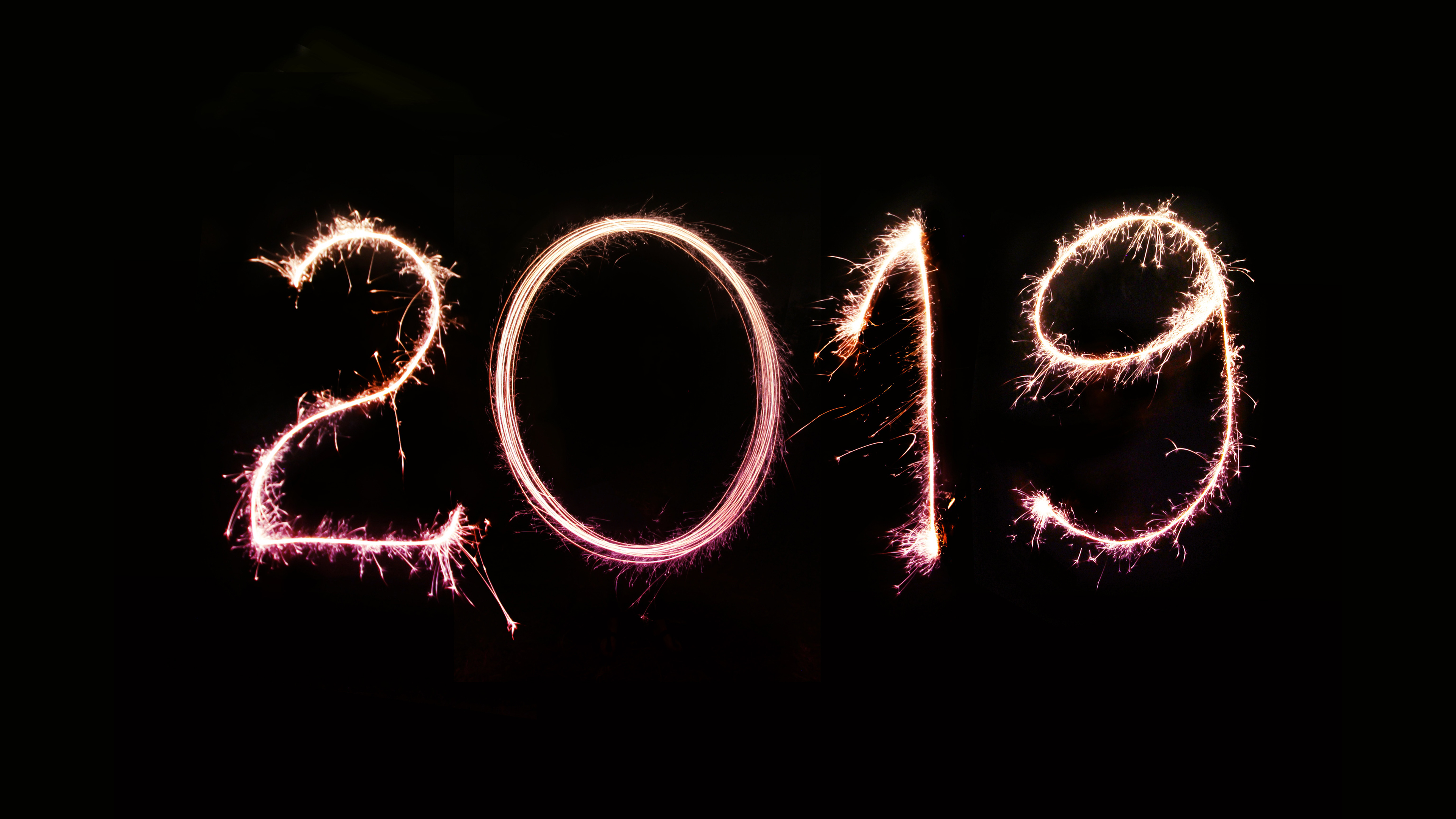 2019数字烟火4k壁纸