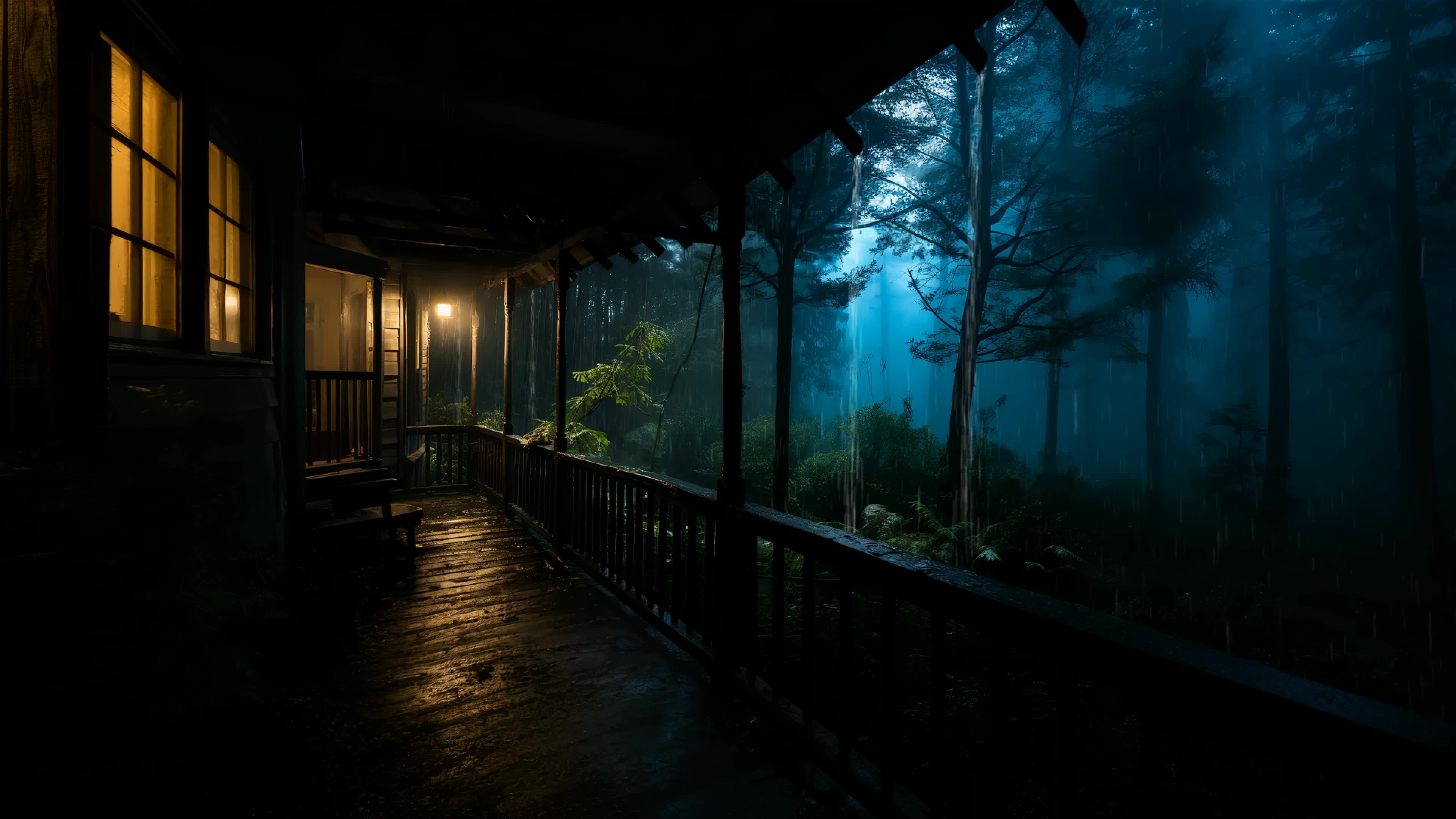 雨中森林