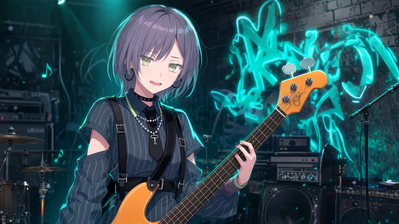 bangdream 矢仓蓬咲 吉他