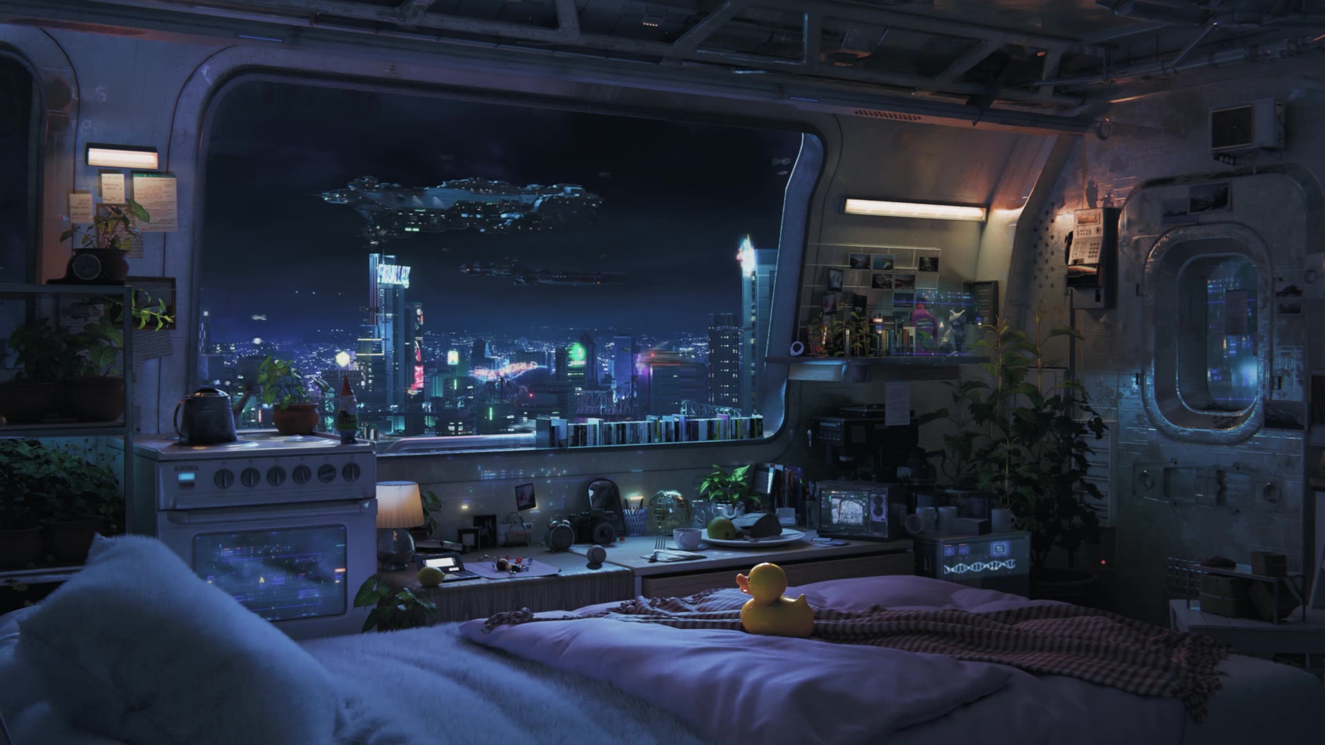 -赛博朋克-房间