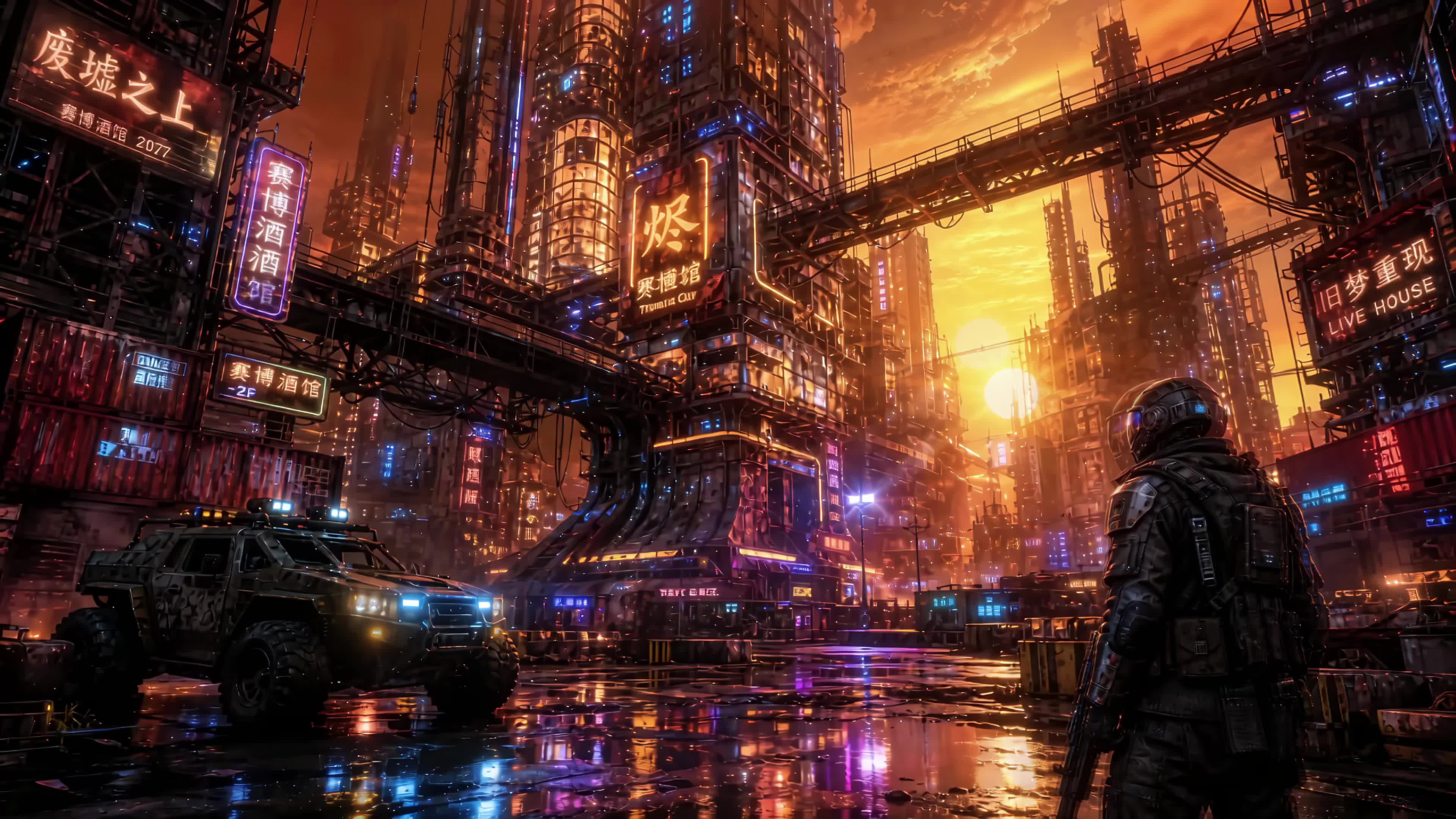 霓虹黄昏