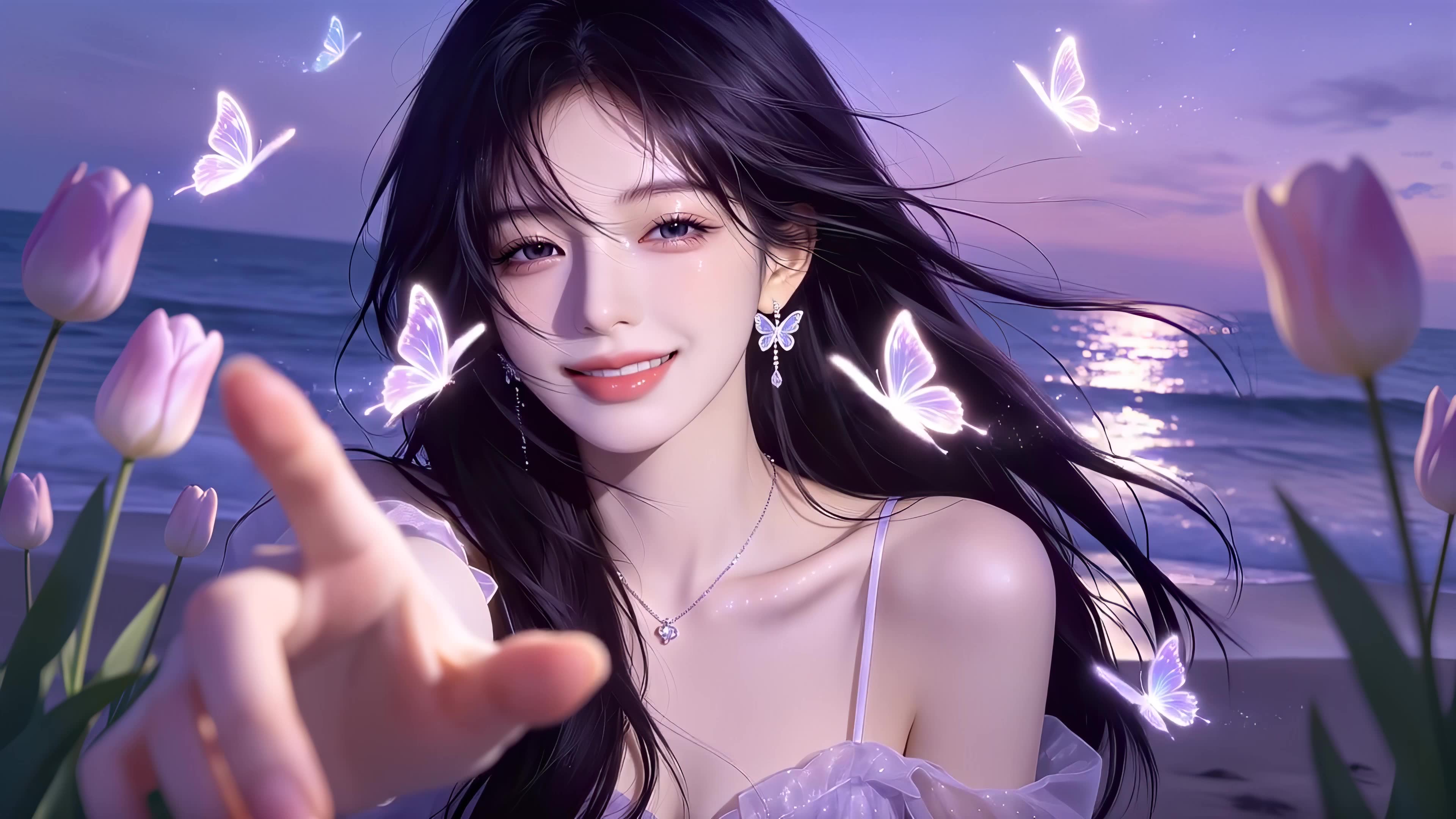 拨动心弦蝴蝶女神