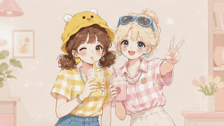 夏日闺蜜小聚