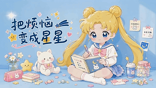 把烦恼变成星星