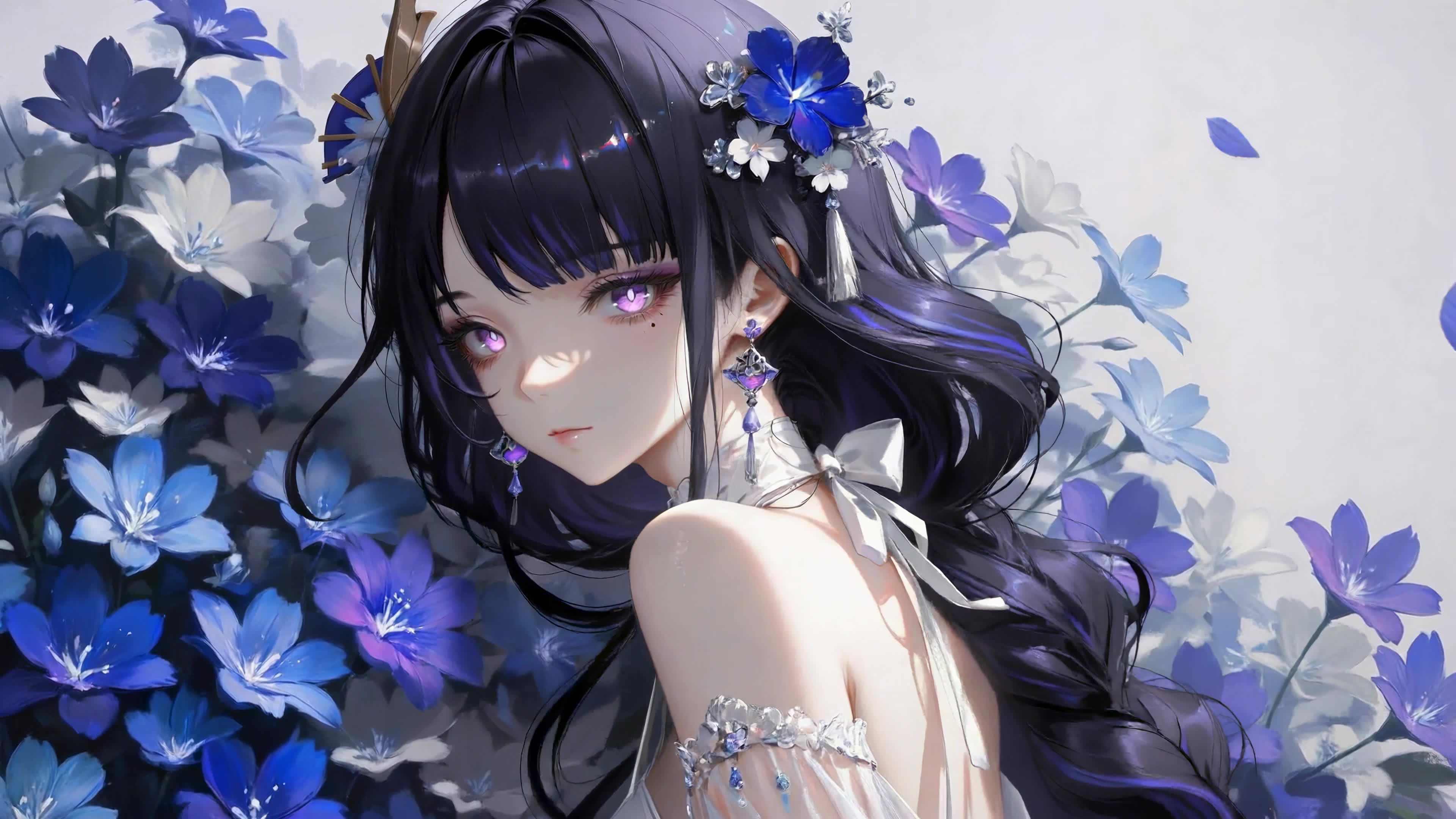 花间紫发少女雷电将军