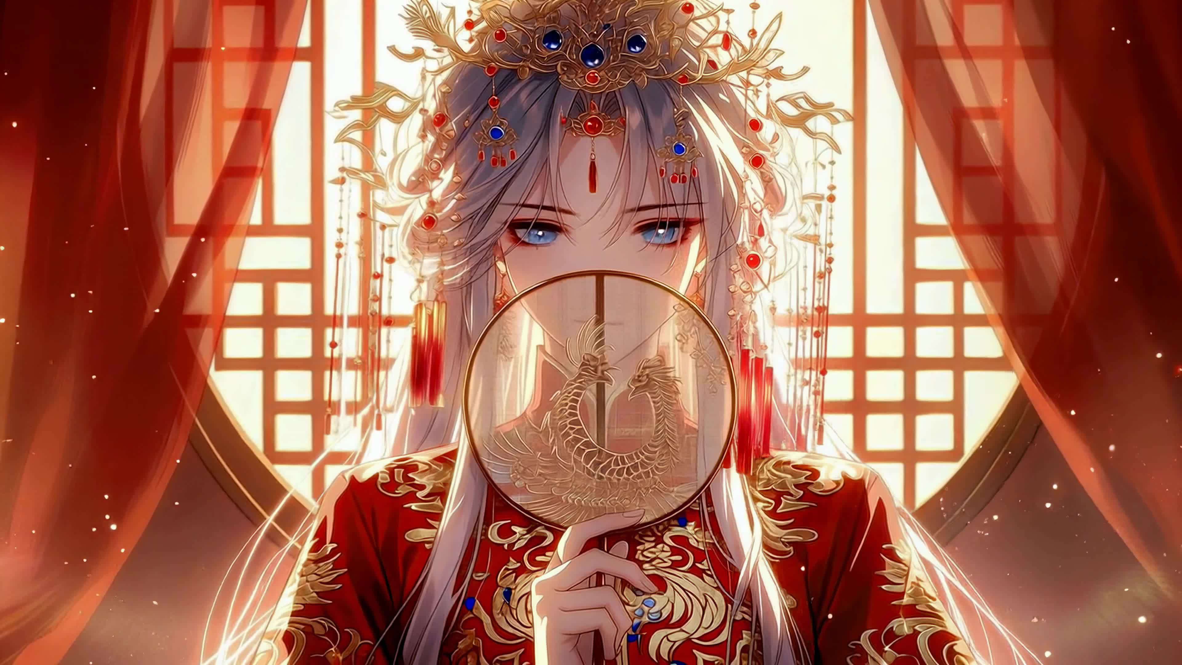 红妆嫁娘半遮面