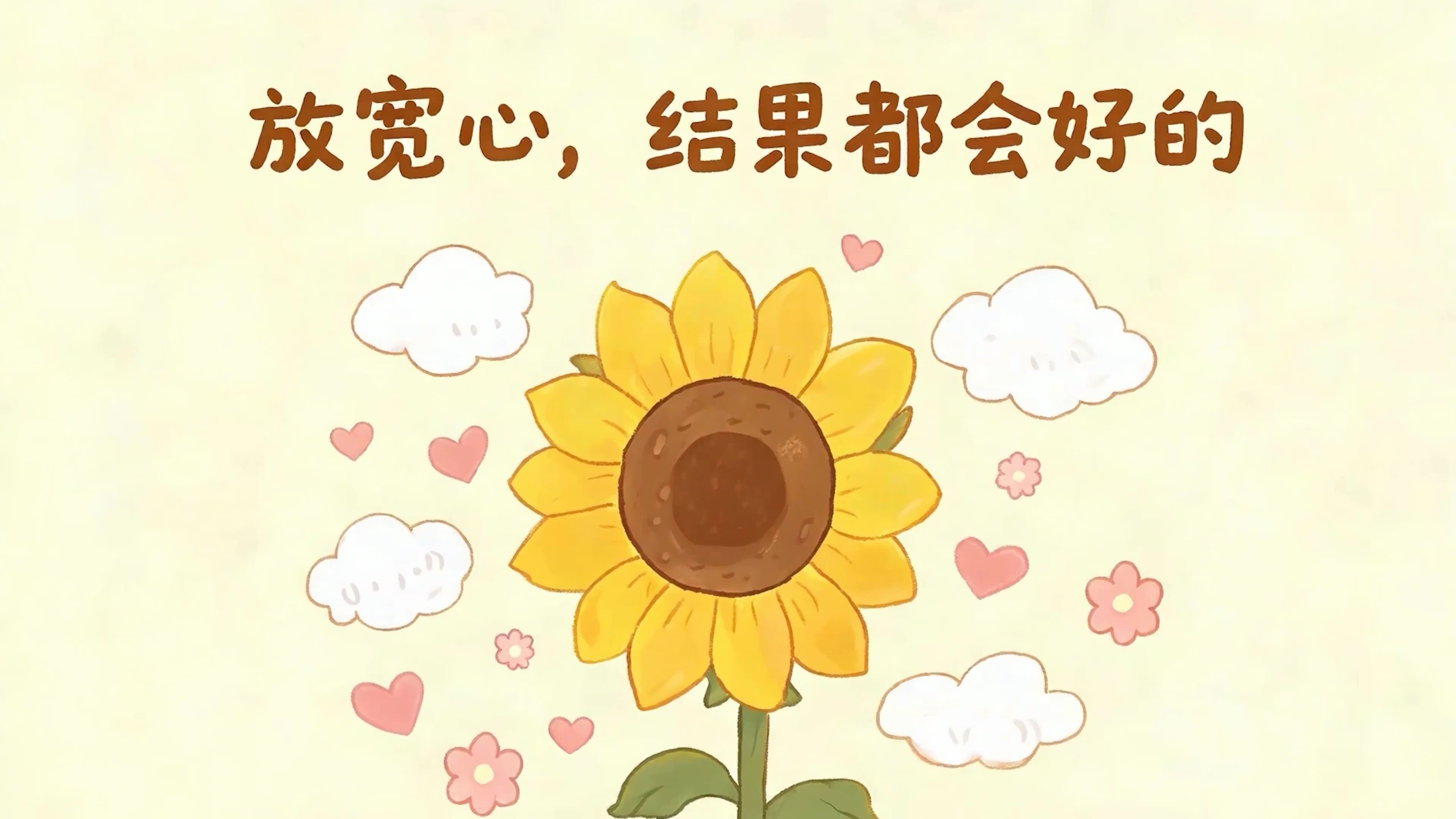 放宽心一切都会好的