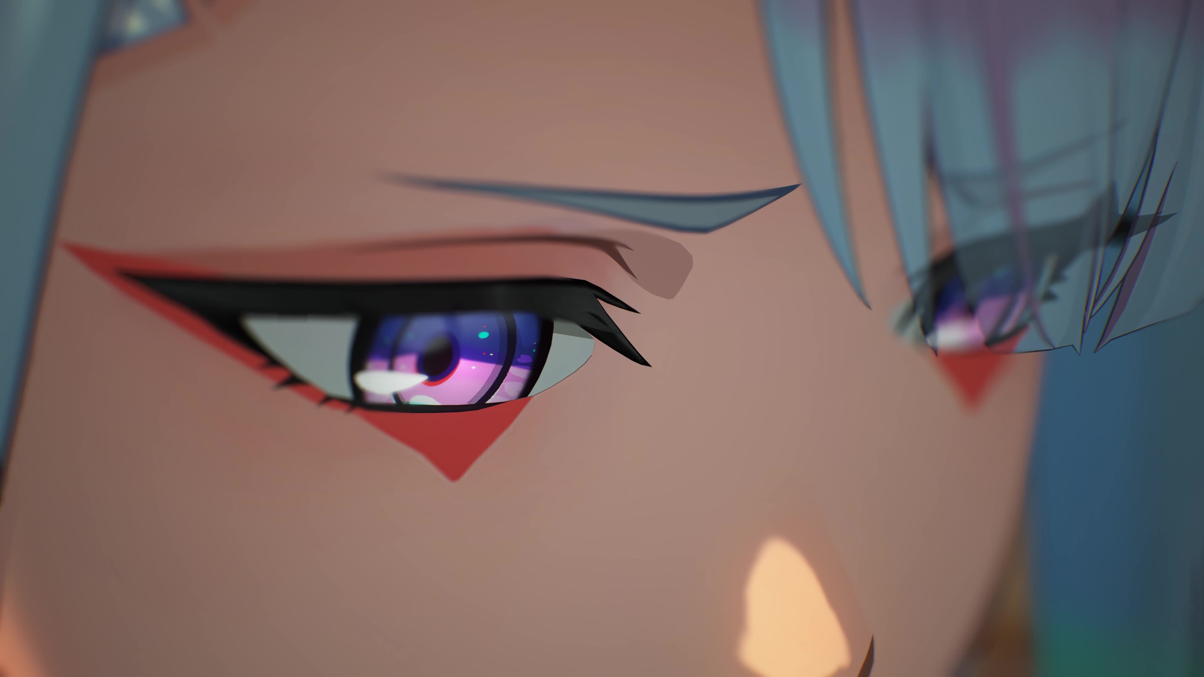 Lucy Worried Eyes | 鸣潮 x 赛博朋克 | 4K 120fps | DLAA | RT 高