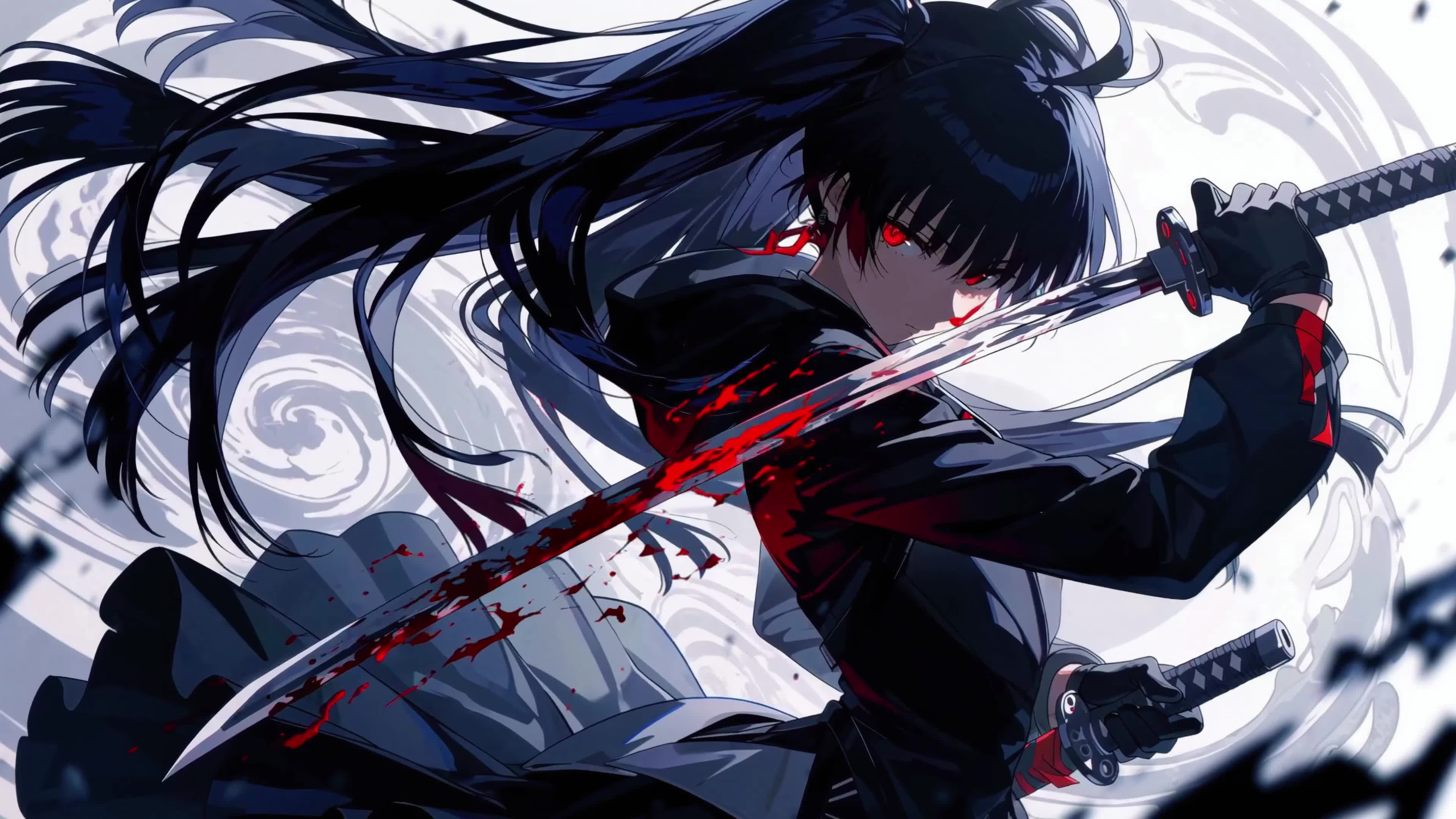 二次元武侠风美女