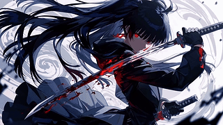 二次元武侠风美女