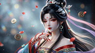 朱砂红眸古风美人