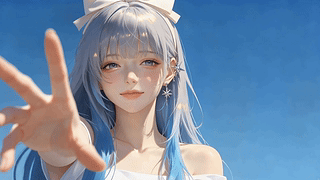 晴空下的少女邀约