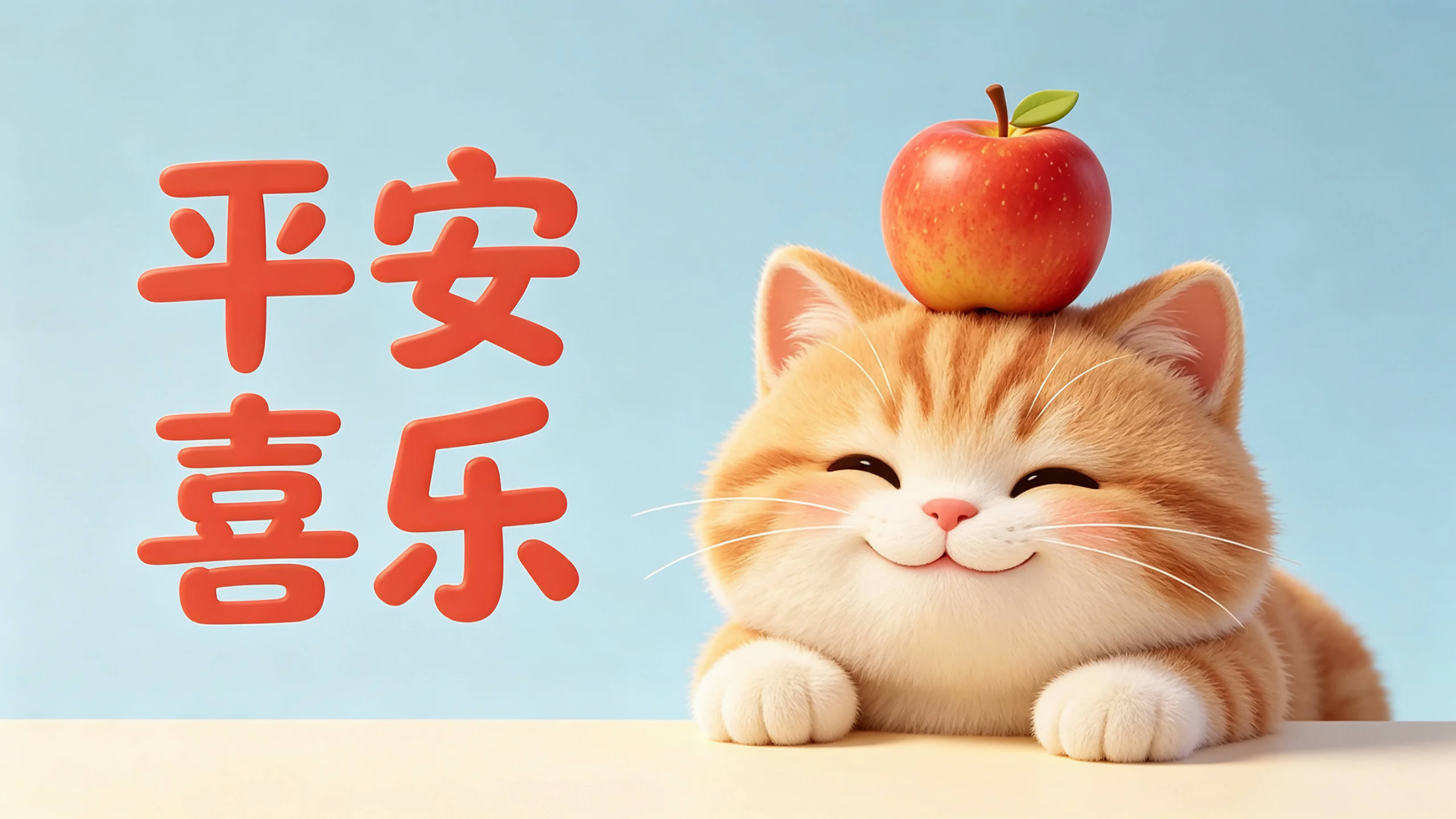 可爱猫咪平安喜乐