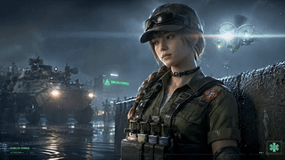 雨夜战地特战女兵蝶