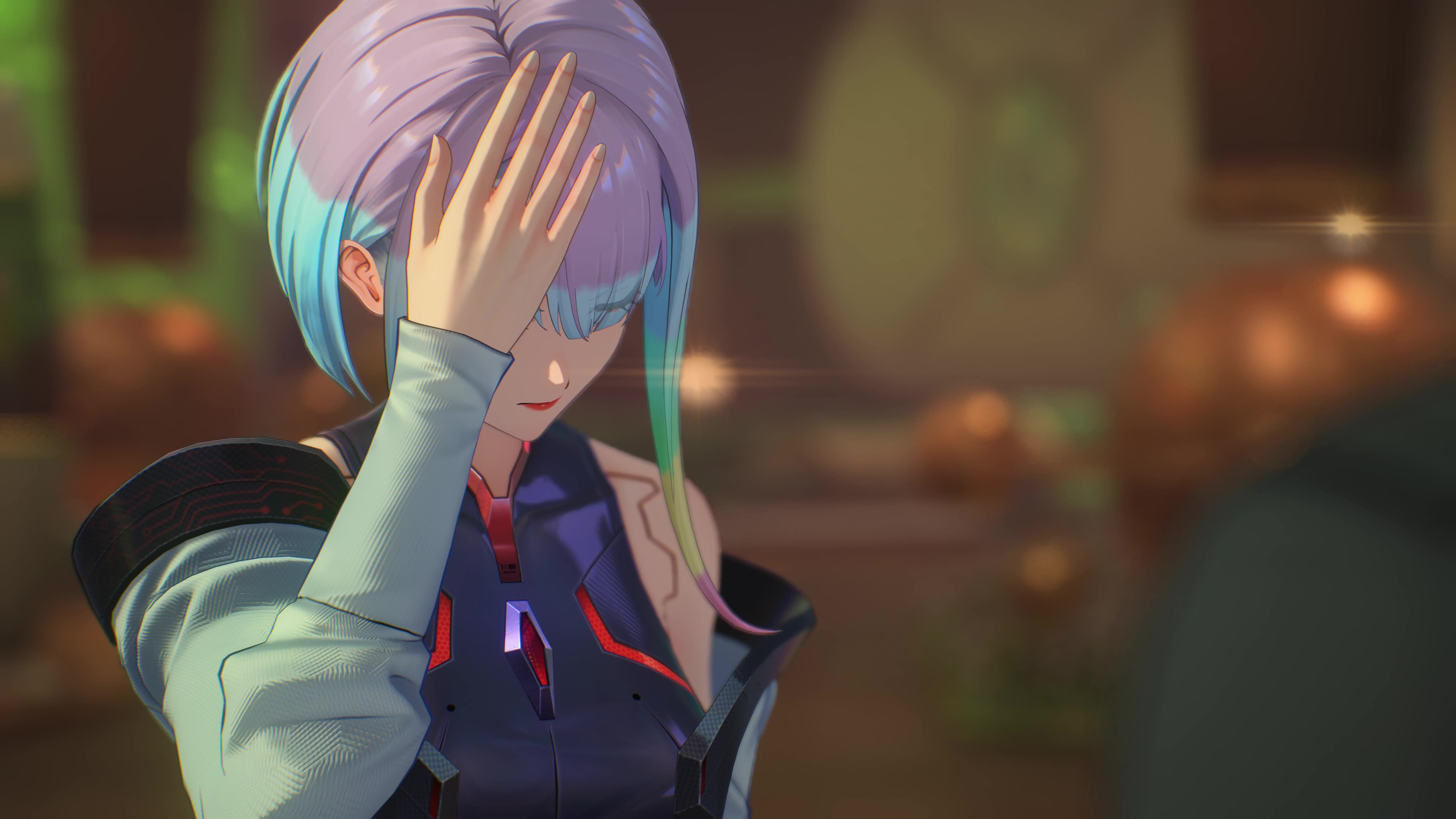 Lucy Facepalm | 鸣潮 x 赛博朋克 | 4K 120fps | DLAA | RT 高