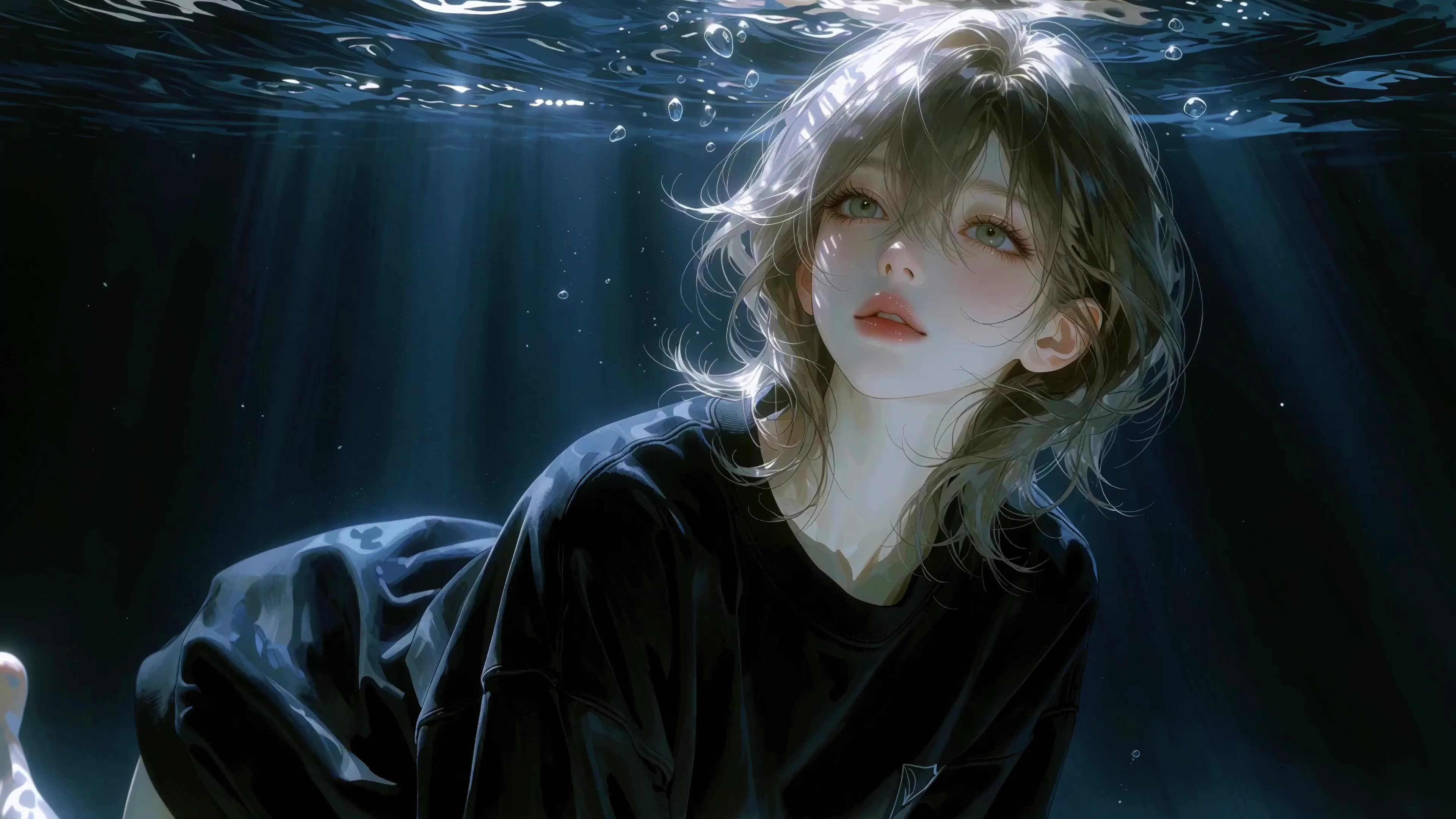 水下清新美女壁纸