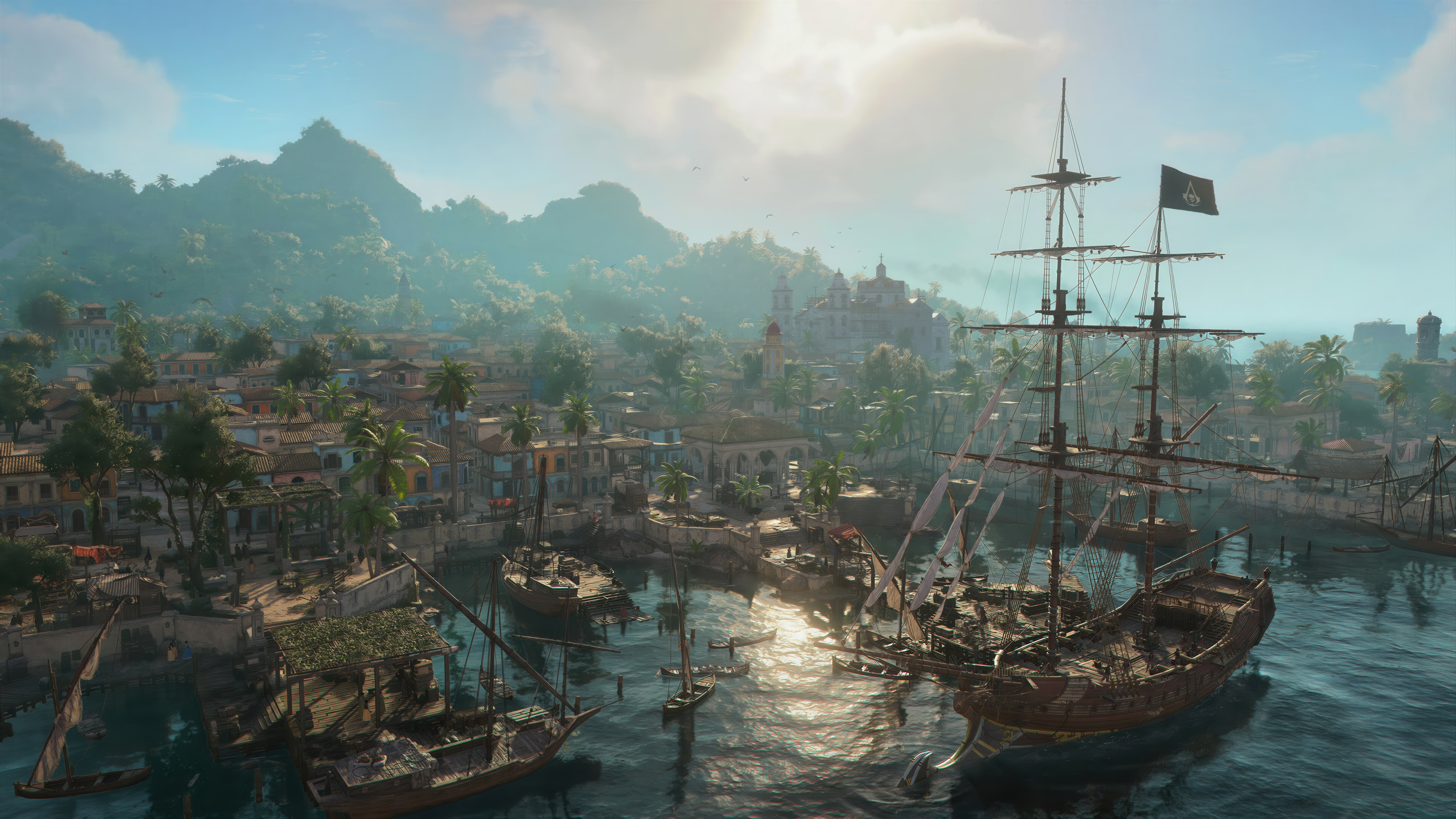 《刺客信条 影_ Black Flag Resynced》4K游戏壁纸 3840x2160