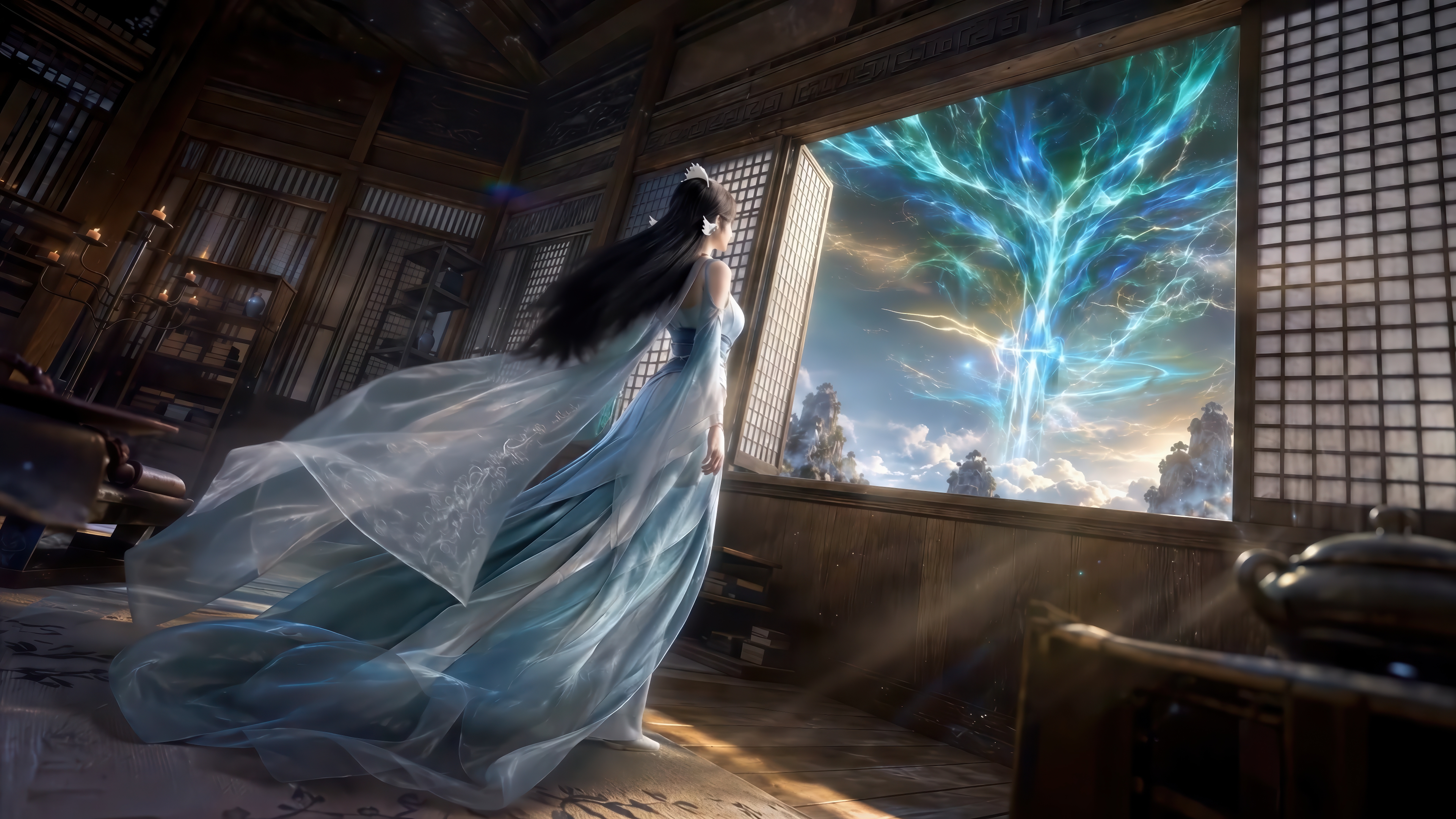 凡人修仙传宋玉元婴天象4k壁纸3840x2160