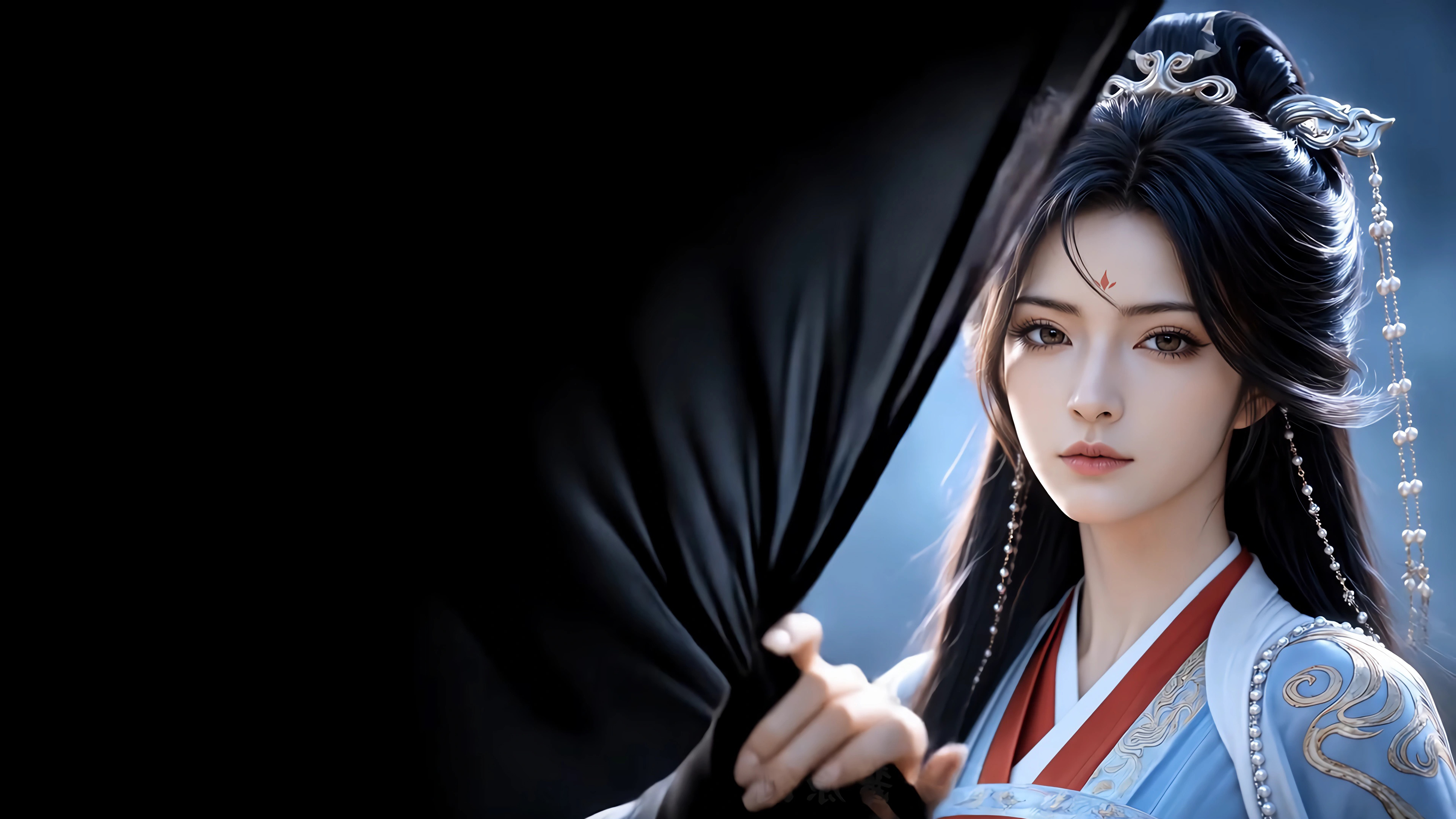 南宫婉 打开窗帘 凡人修仙传4K壁纸 3840x2160