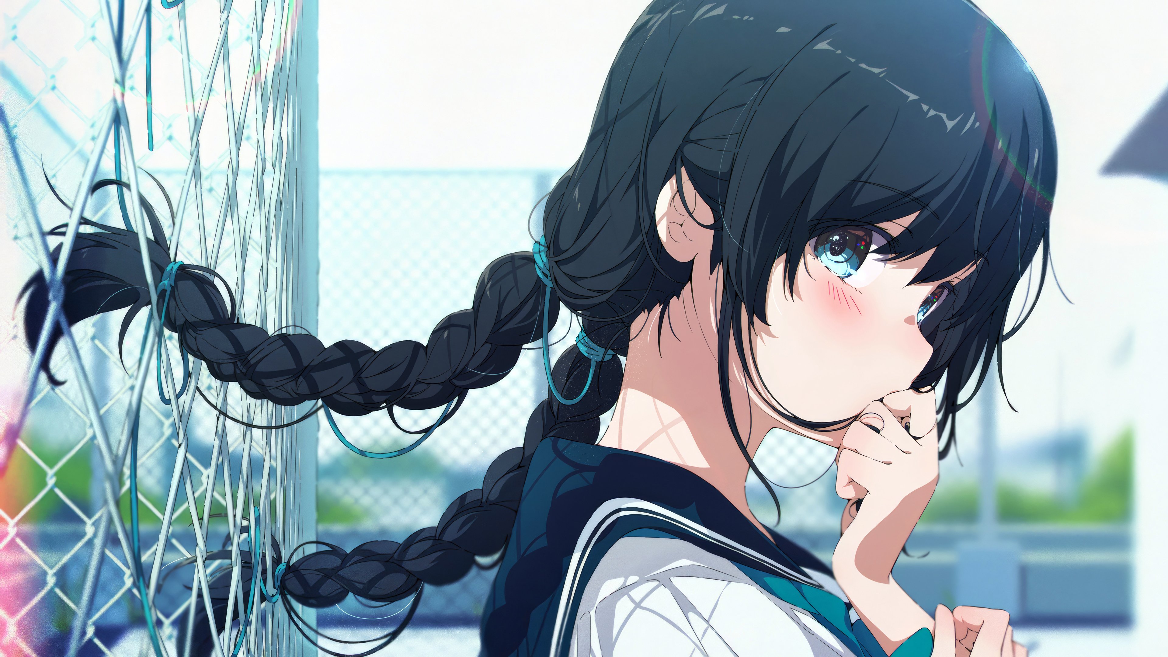 双马尾辫可爱少女4K动漫壁纸3840x2160