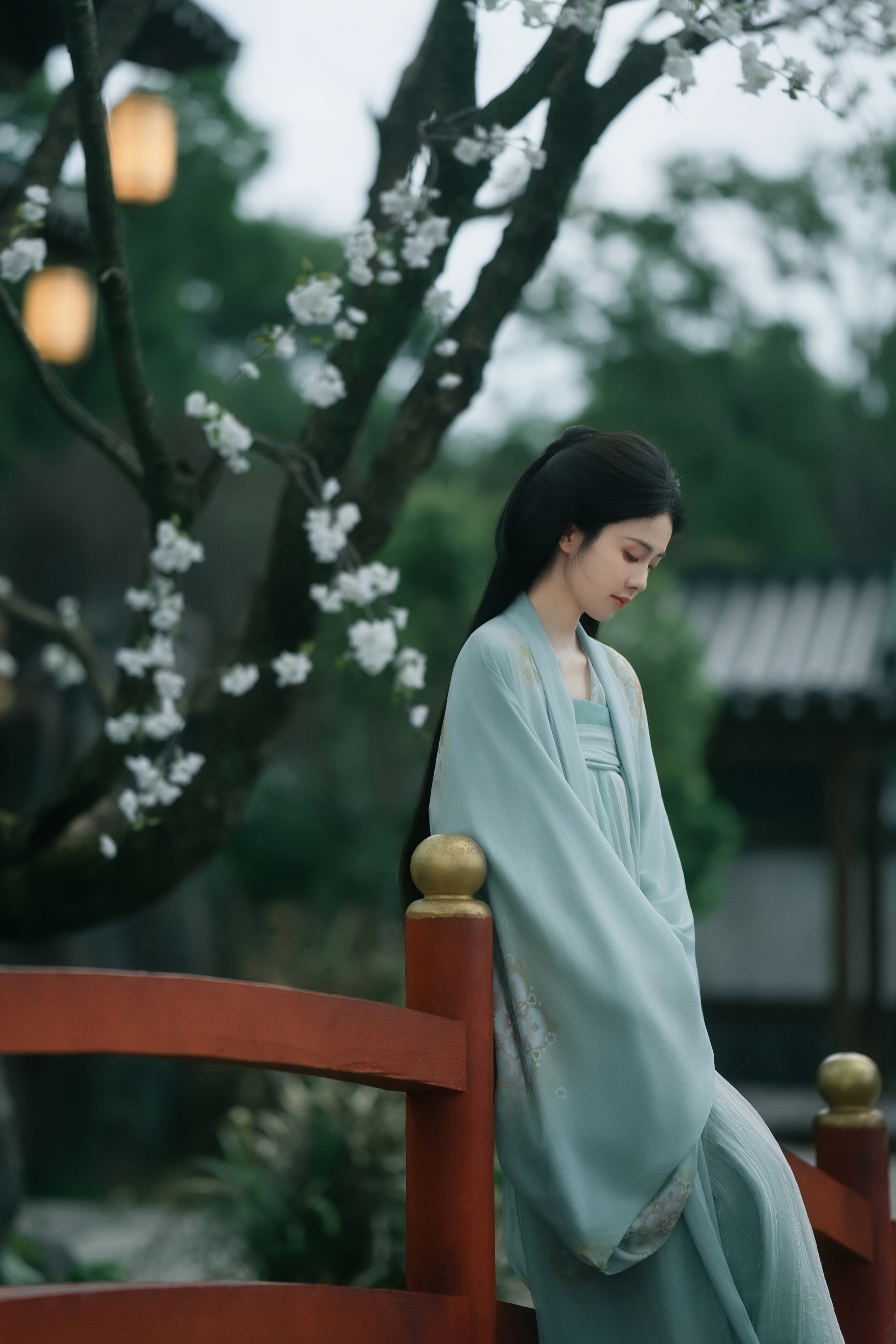 唯美古风美女白鹿4k手机壁纸竖屏高清