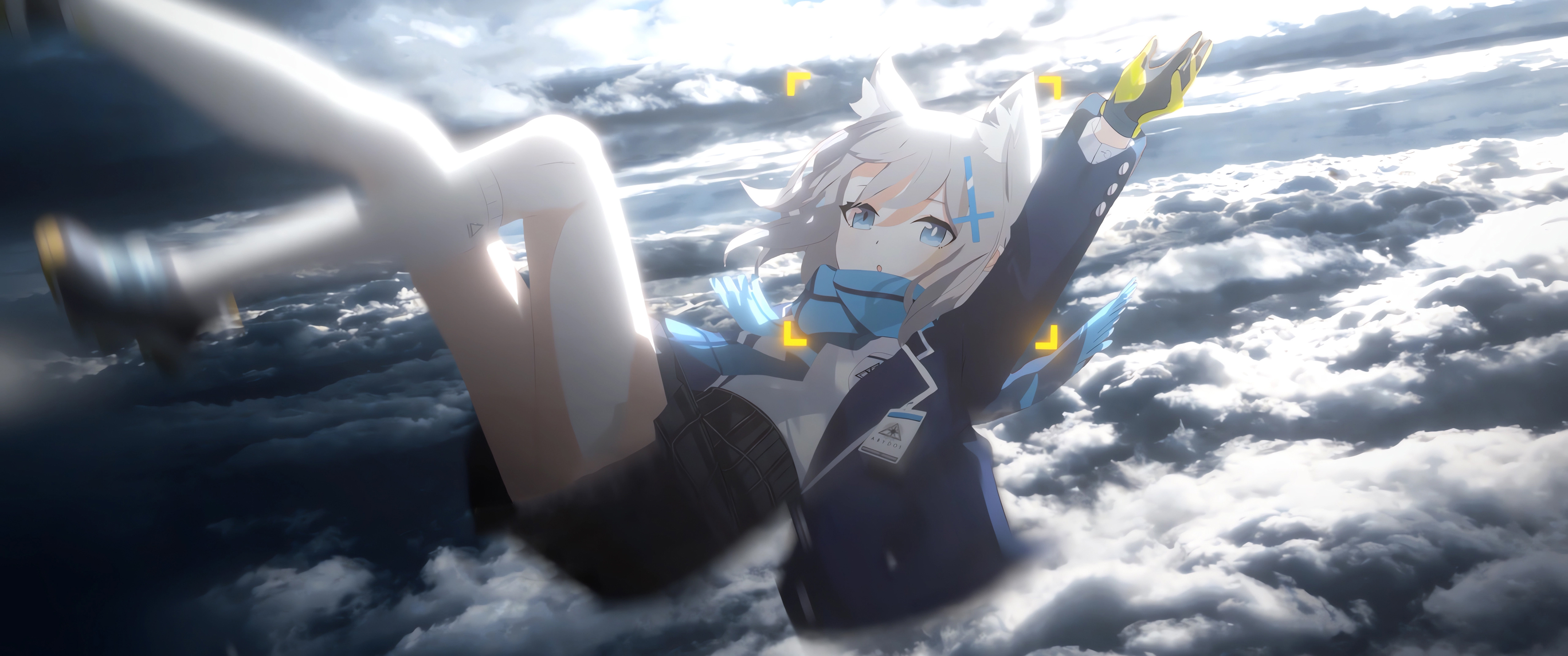 天降白子砂狼3440x1440带鱼屏壁纸动漫