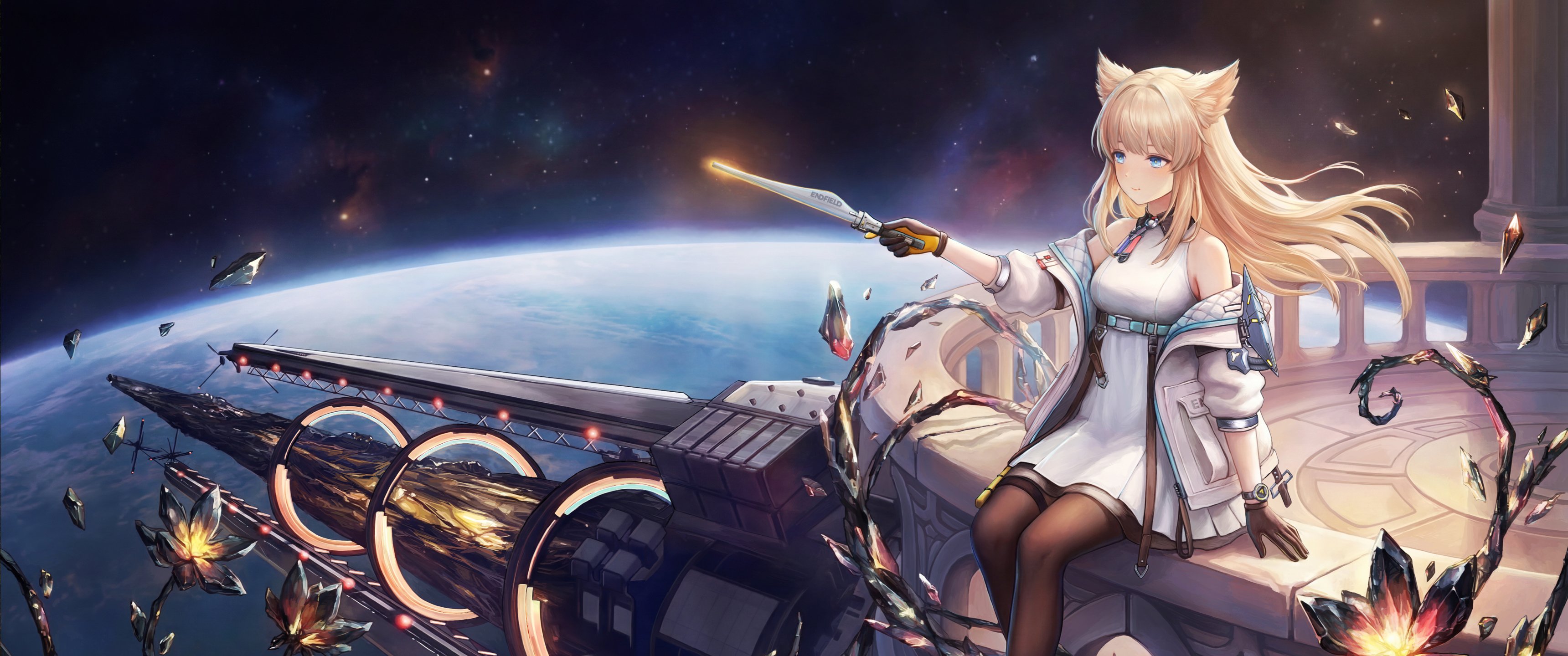 宇宙重女佩丽卡3440x1440带鱼屏壁纸