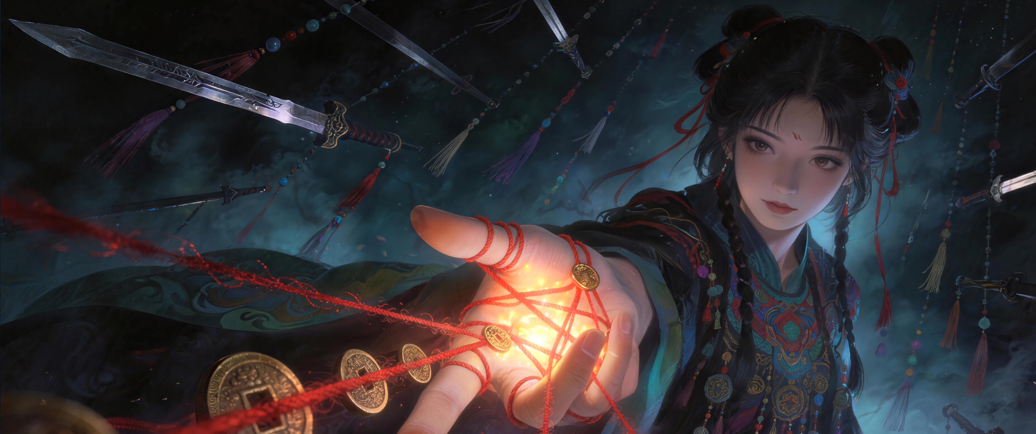 捉鬼天师3440x1440带鱼屏动漫壁纸