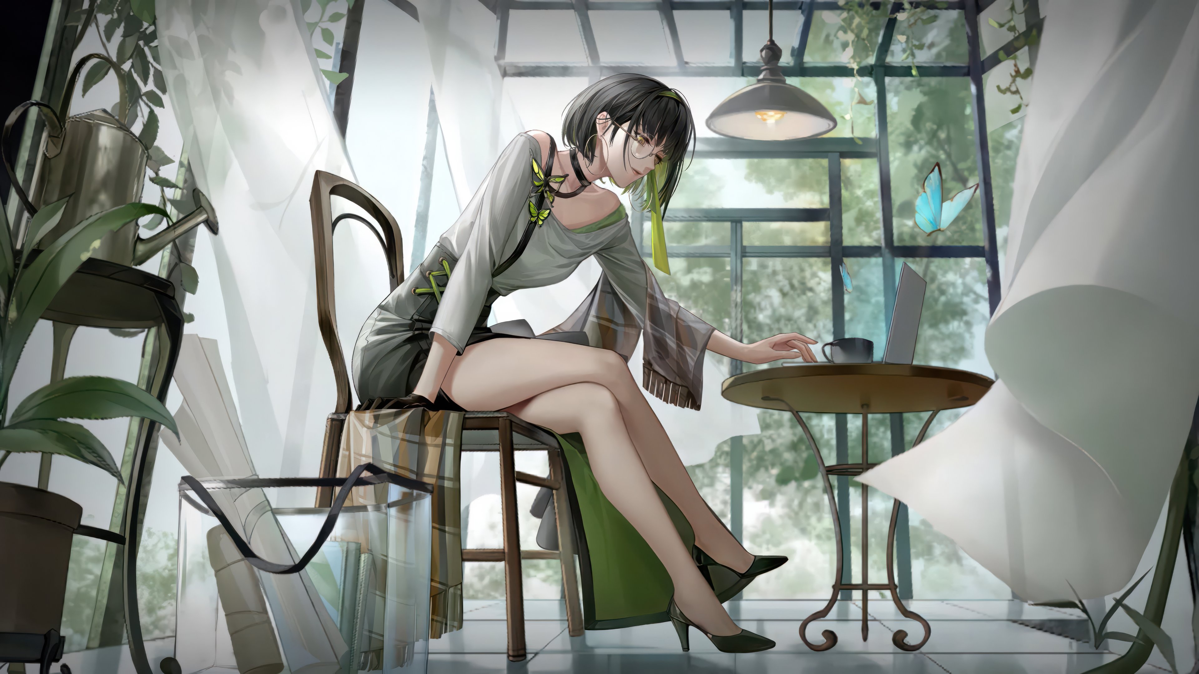无期迷途 丽莎 庭间蝶影 4K游戏壁纸3840x2160