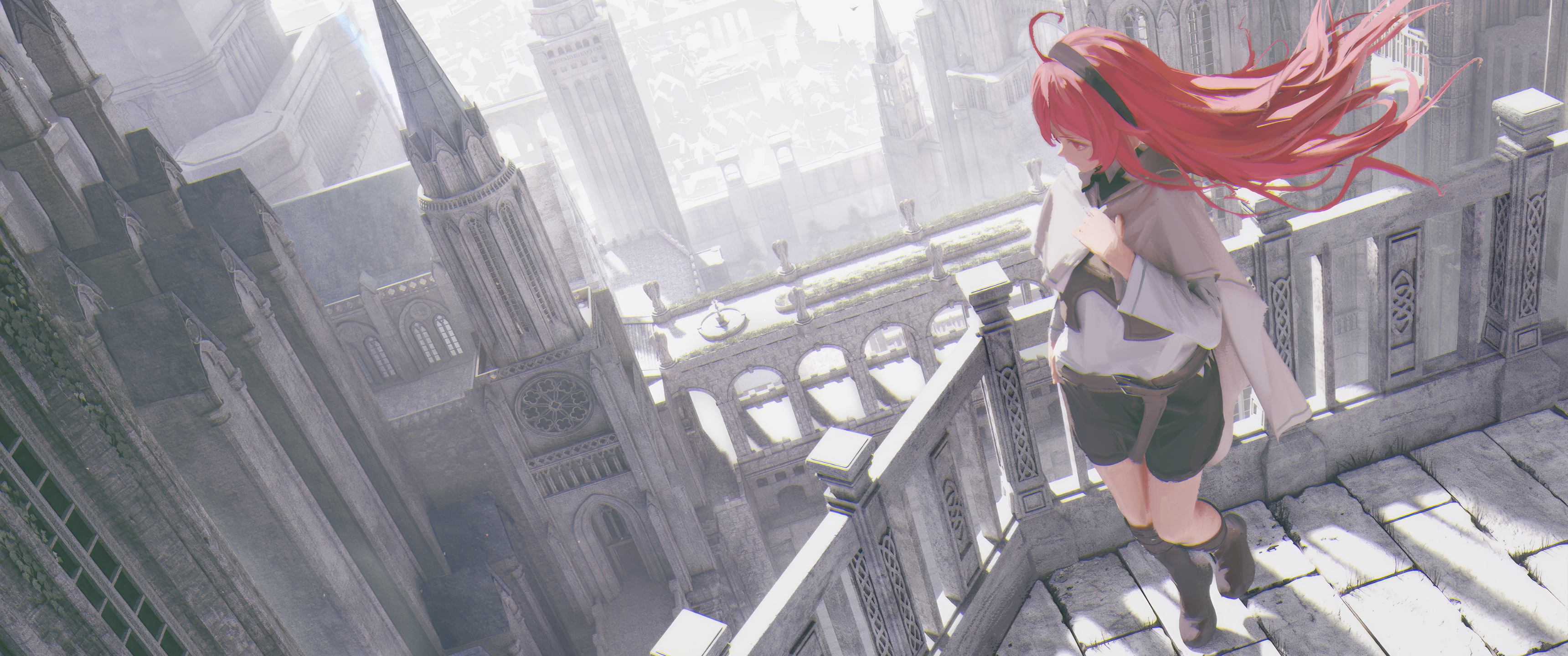 无职转生艾莉丝 城堡 带鱼屏高清壁纸3440x1440
