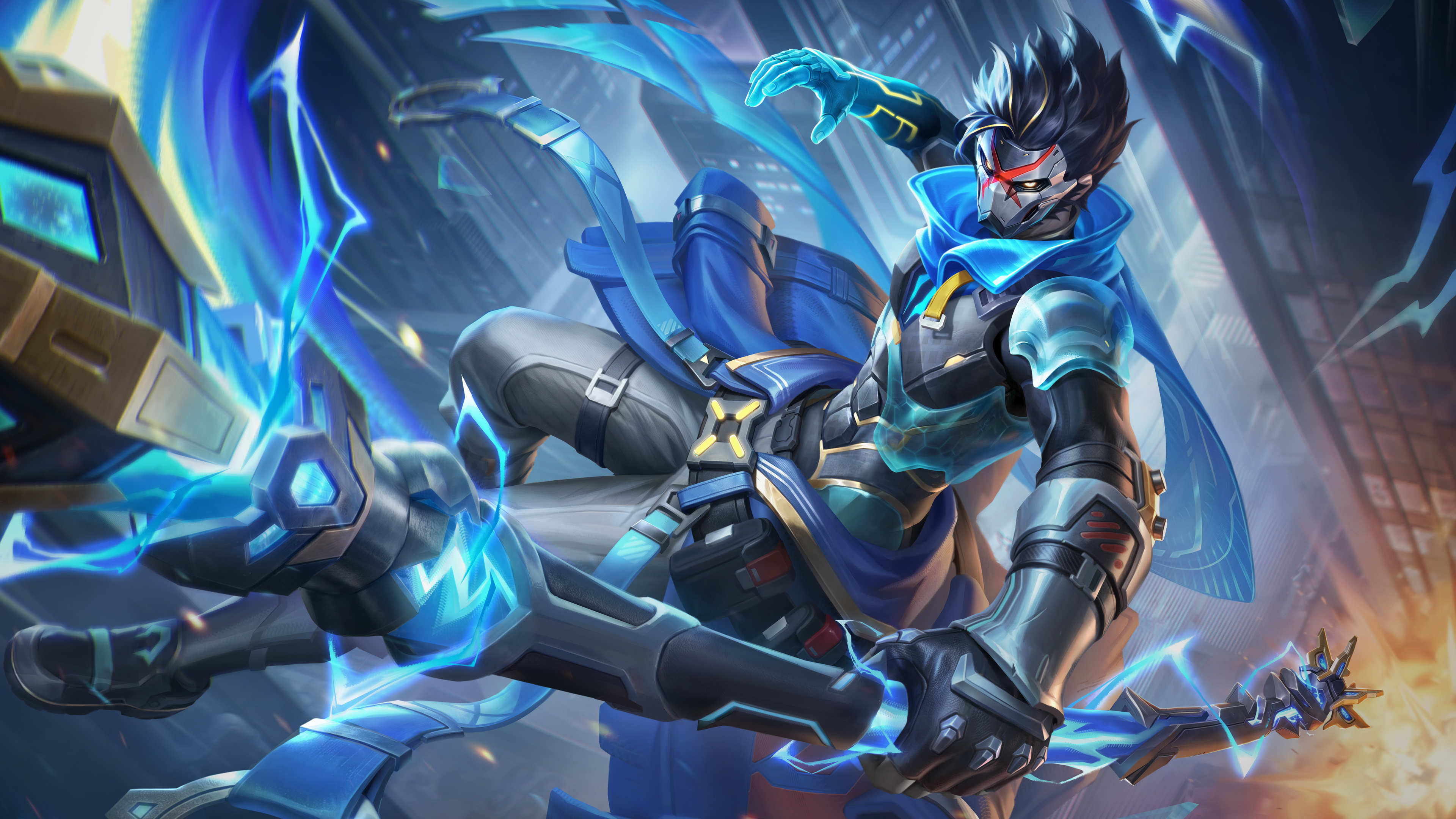 王者荣耀 心魔六耳 未来纪元 4K超清电脑壁纸 3840x2160
