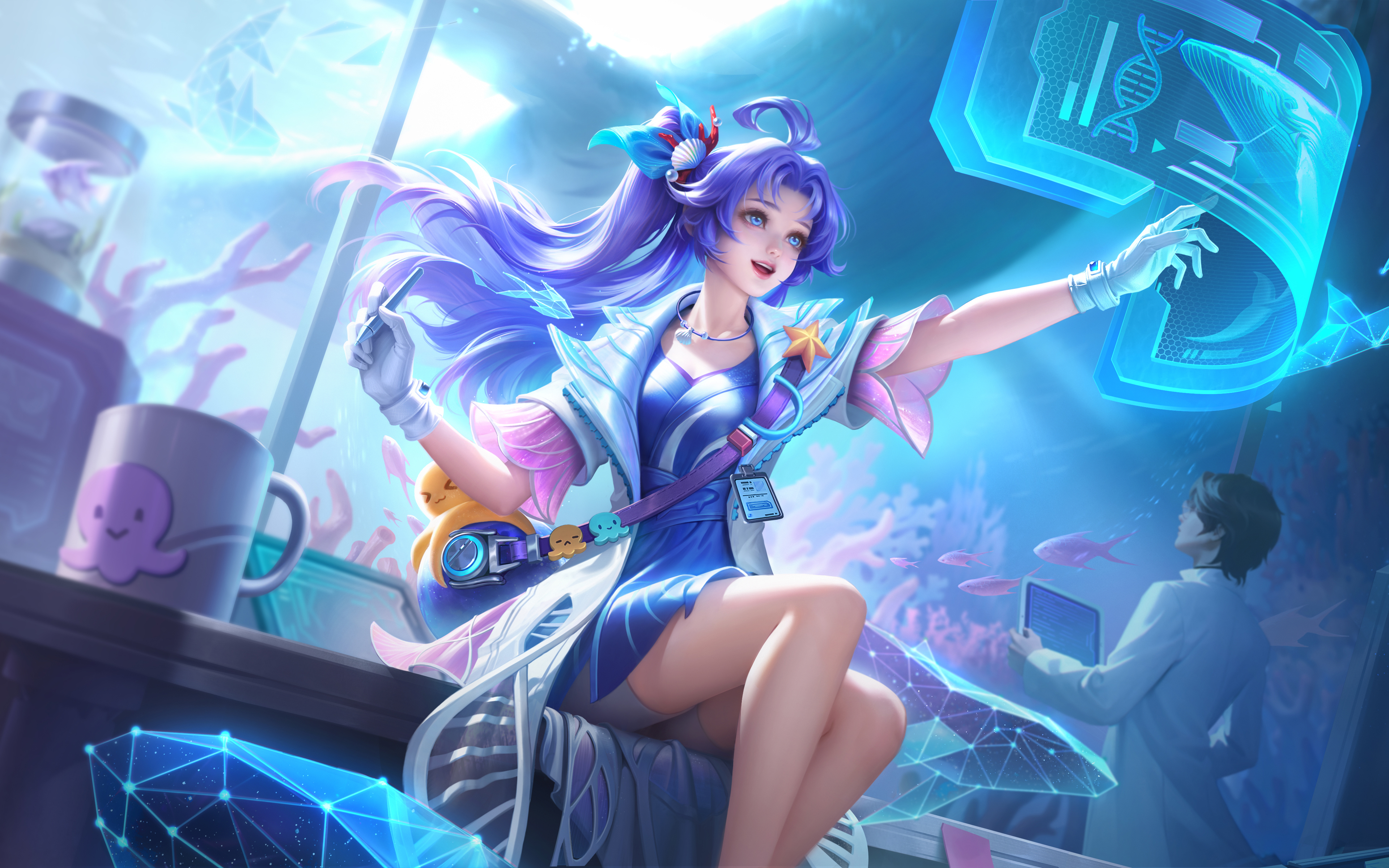 王者荣耀 朵莉亚-幻海寻迹 超高清4K壁纸3840x2400