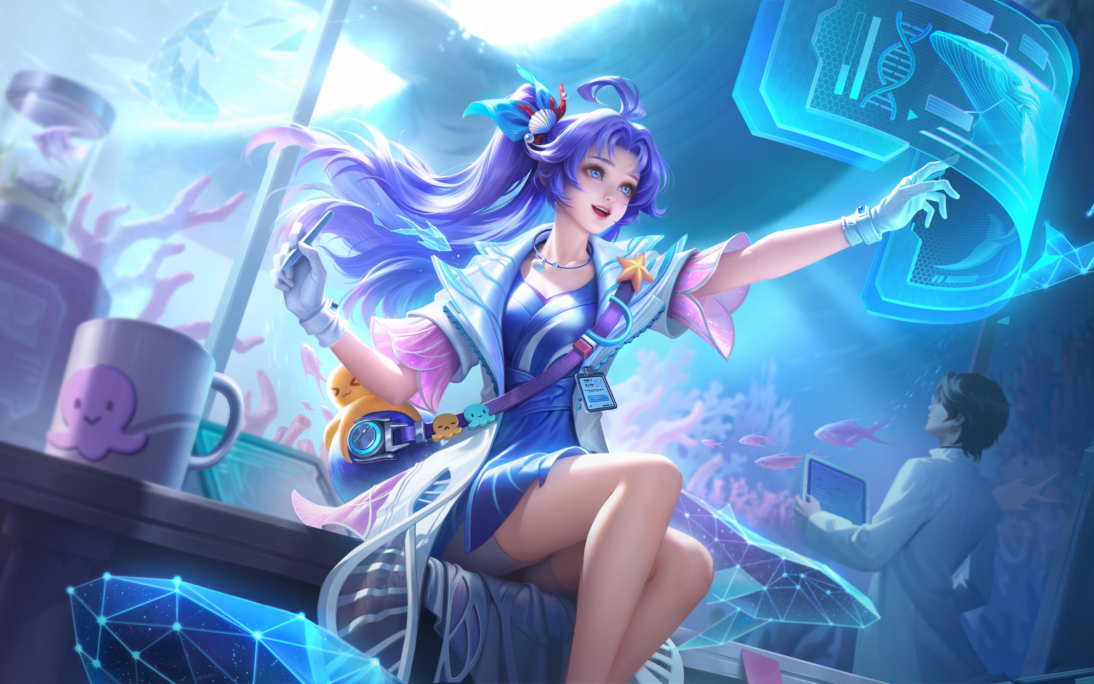 王者荣耀 朵莉亚-幻海寻迹 超高清4K壁纸3840x2400