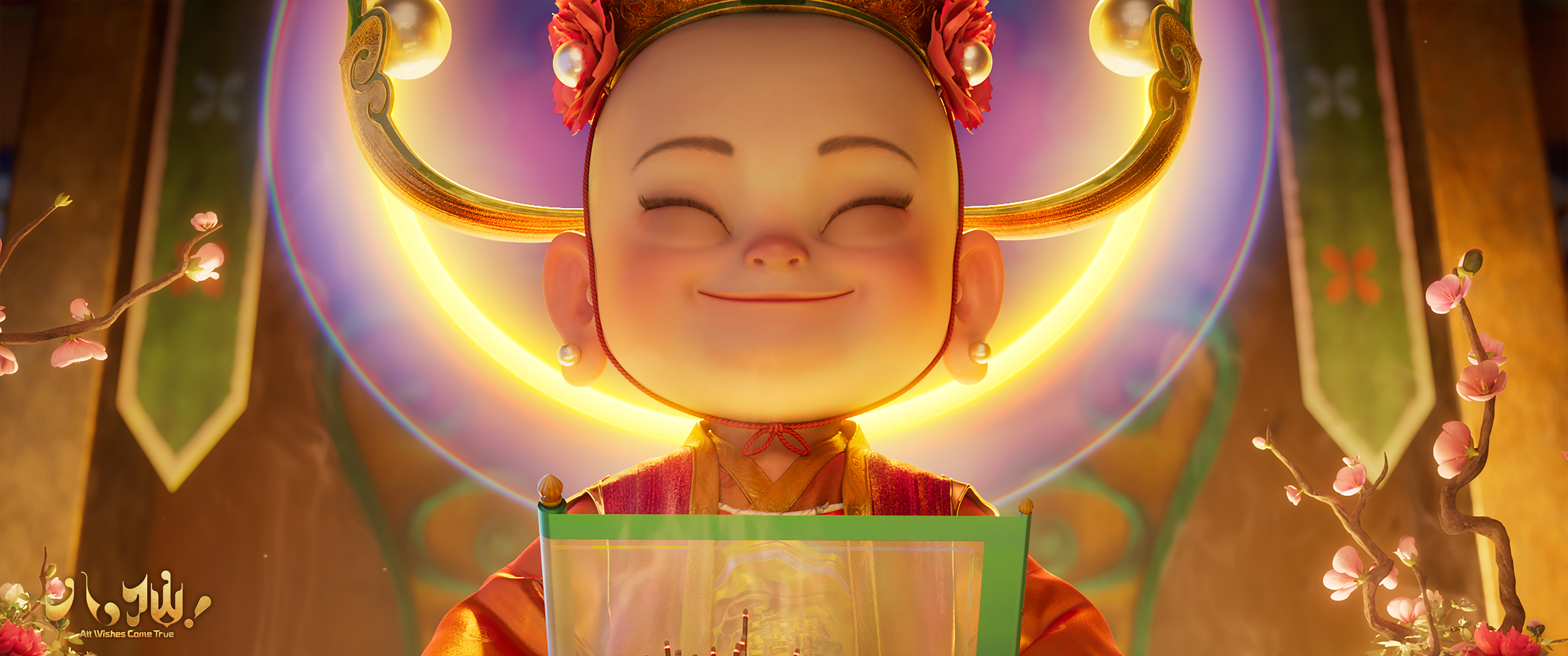 电影八仙 蓬莱仙境 可爱小仙 4K带鱼屏壁纸3440x1440
