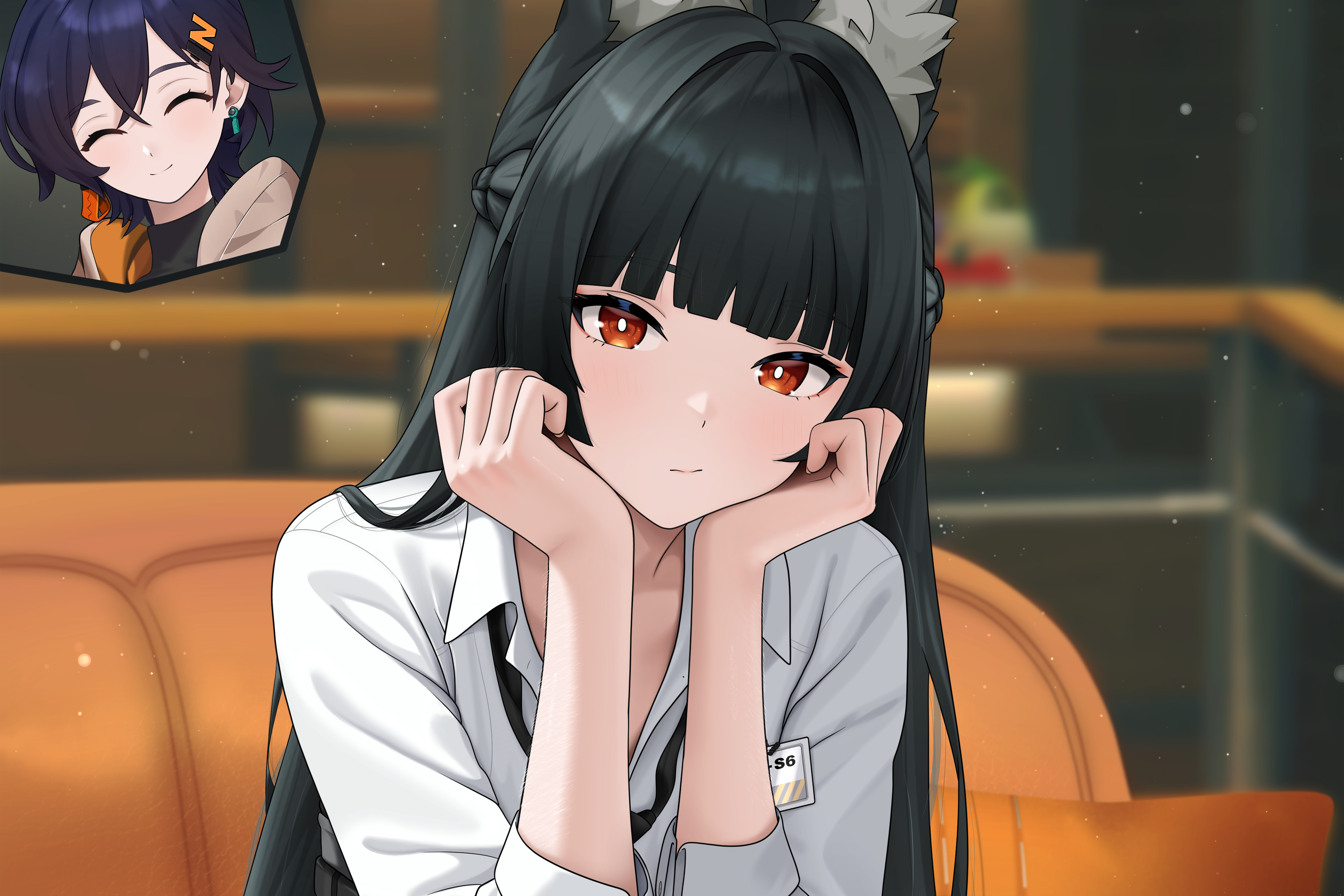 绝区零 黑长发美女 4K高清壁纸 3840x2560