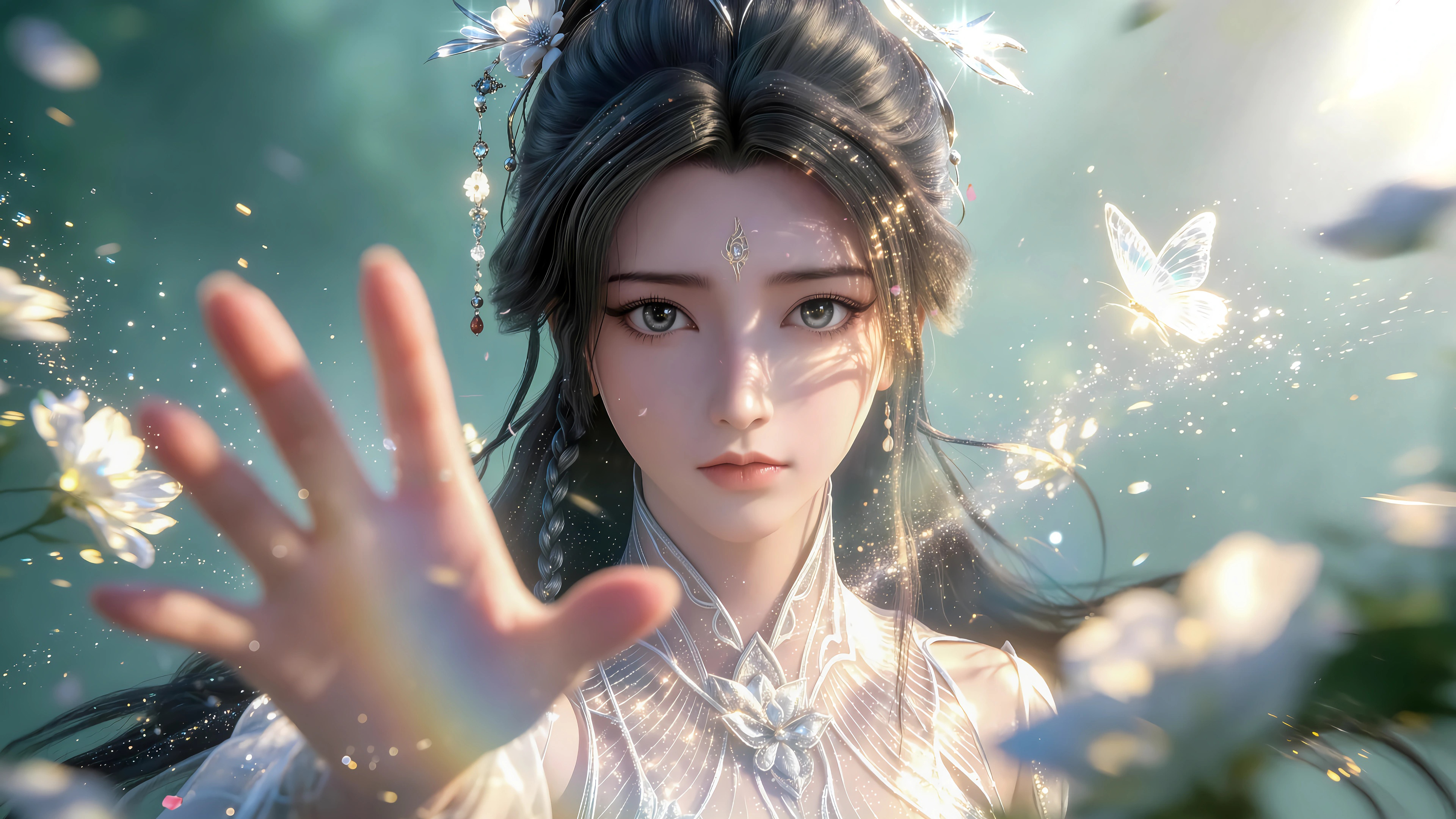 诛仙陆雪琪 等待的沉默4K壁纸 3840x2160