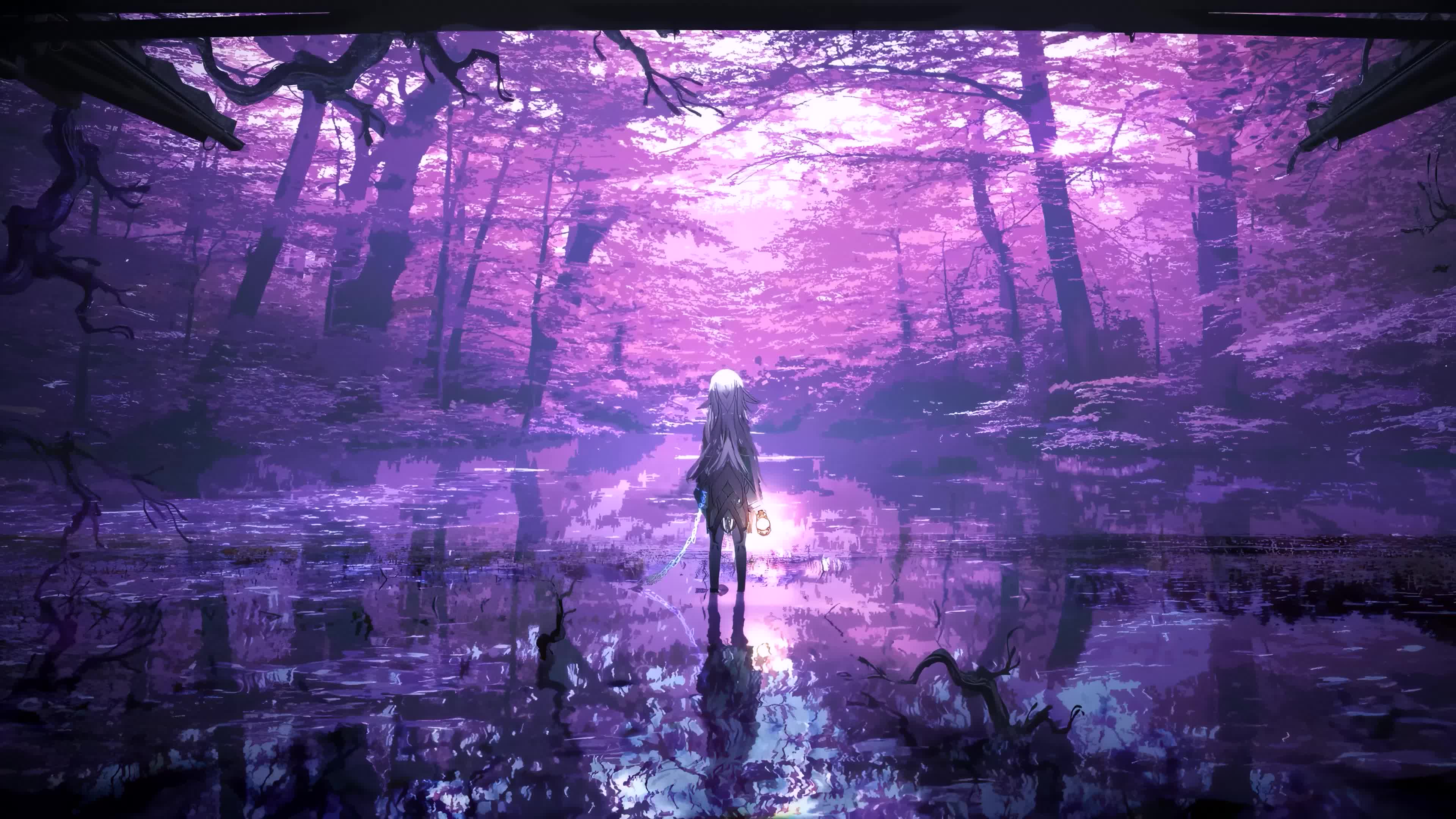 奇幻紫色森林