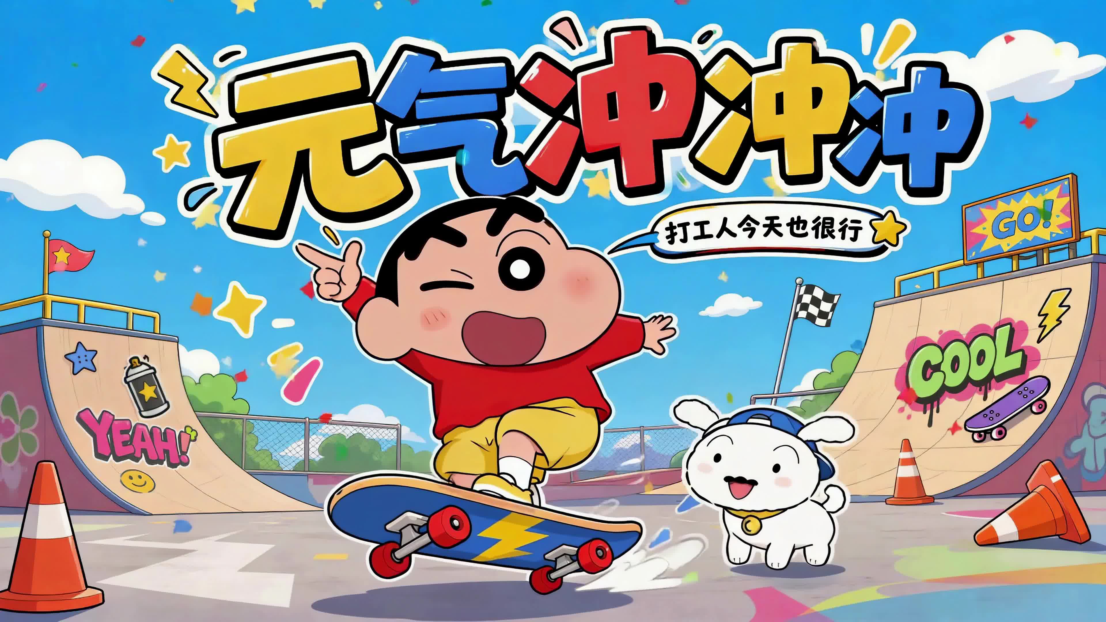 元气冲冲冲蜡笔小新