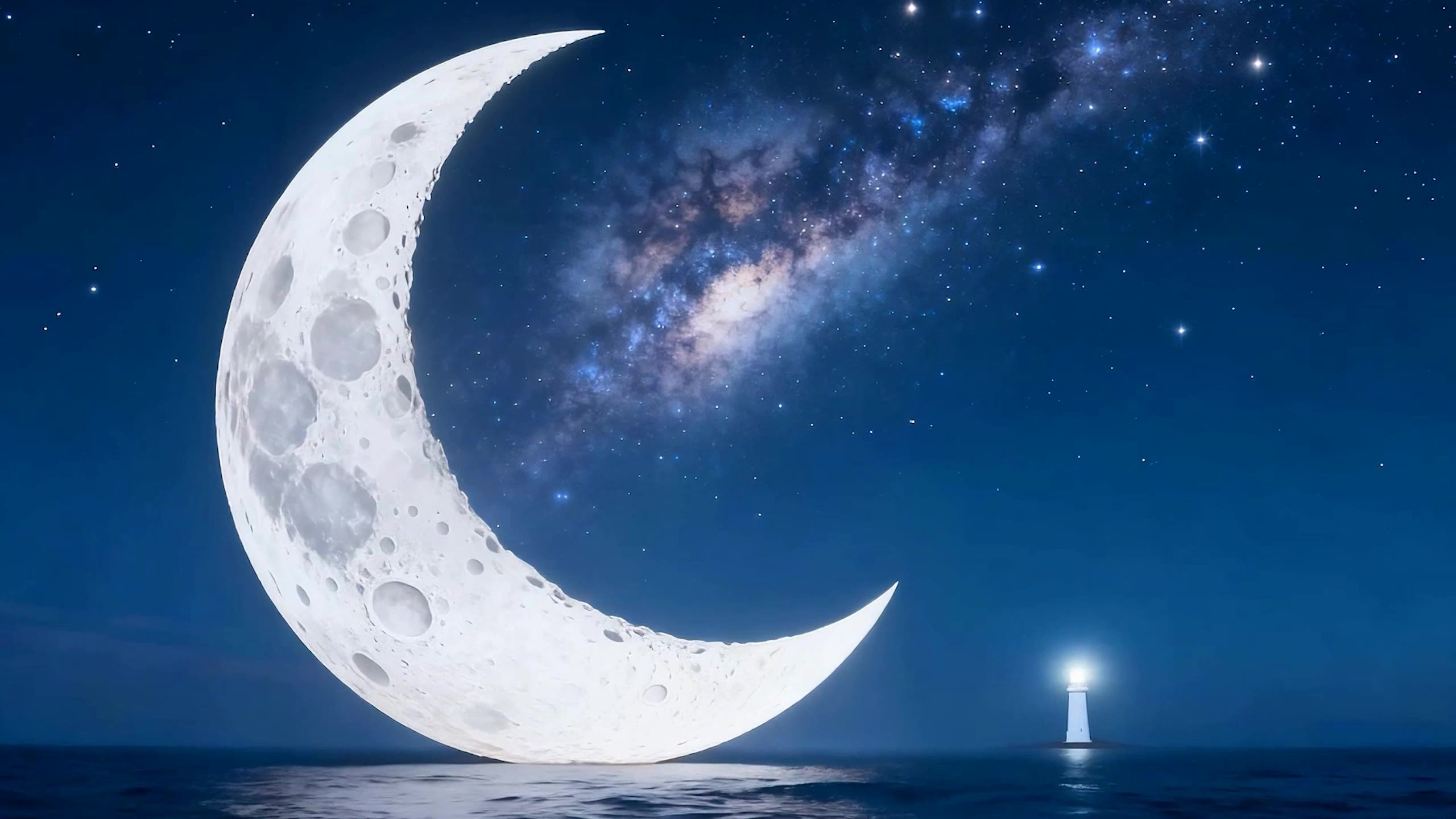 夜景星空海景
