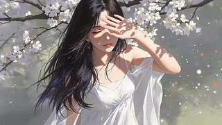 气质长发美女